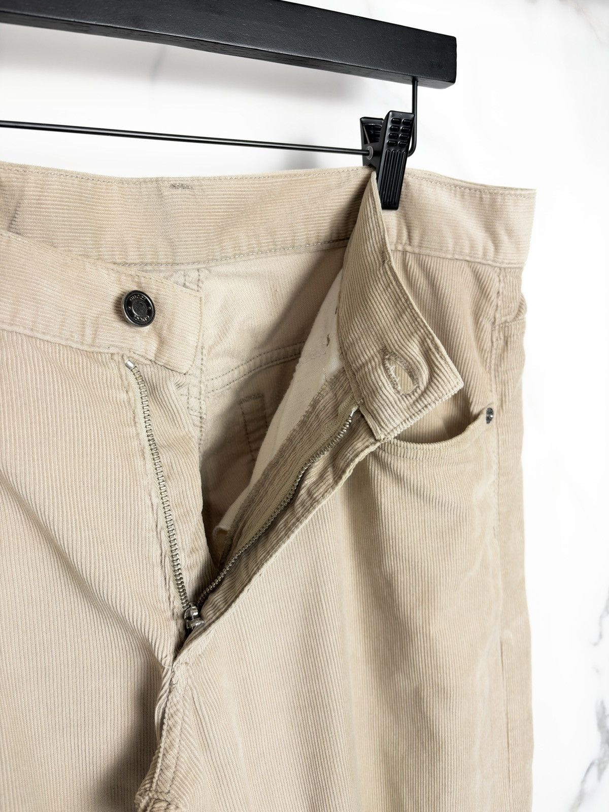 Gucci Gucci Tom Ford Leather Patch Bootcut Wide Leg Corduroy Jeans Size US 34 / EU 50 - 5 Thumbnail