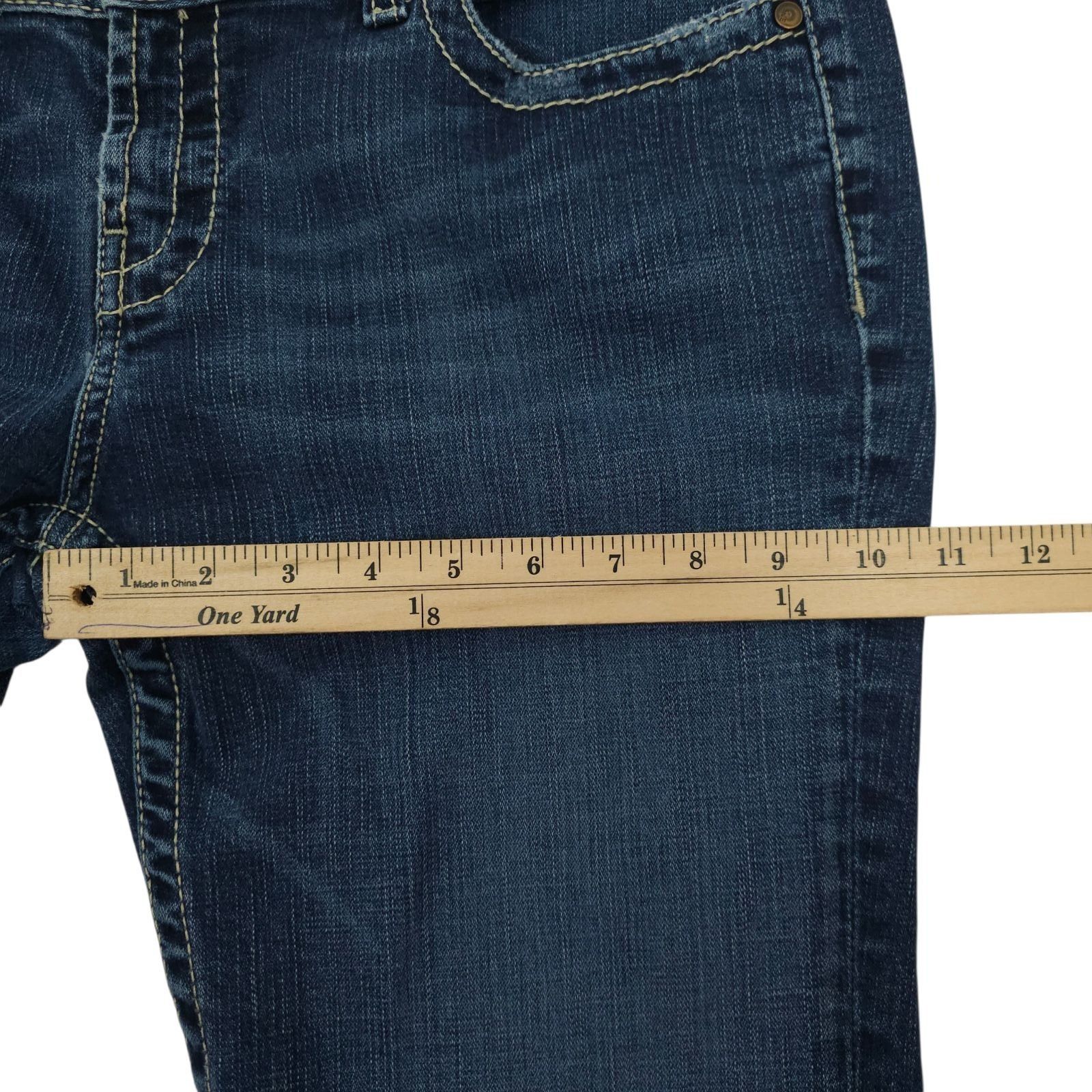 BKE BKE Kate Bootcut Jeans 30 Stretch Regular Mid Rise Dark Wash Size 33" - 6 Thumbnail
