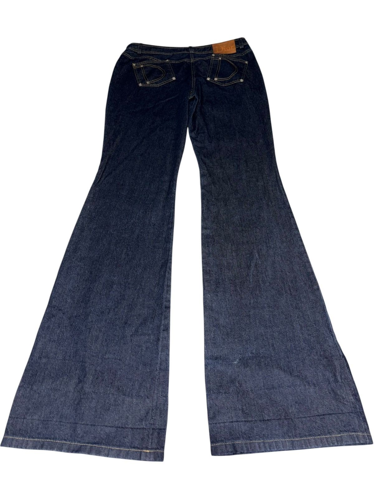 Dior 36 Christian Dior By John Galliano Bootcut Flare Jeans Denim Size US 36 / EU 52 - 2 Thumbnail