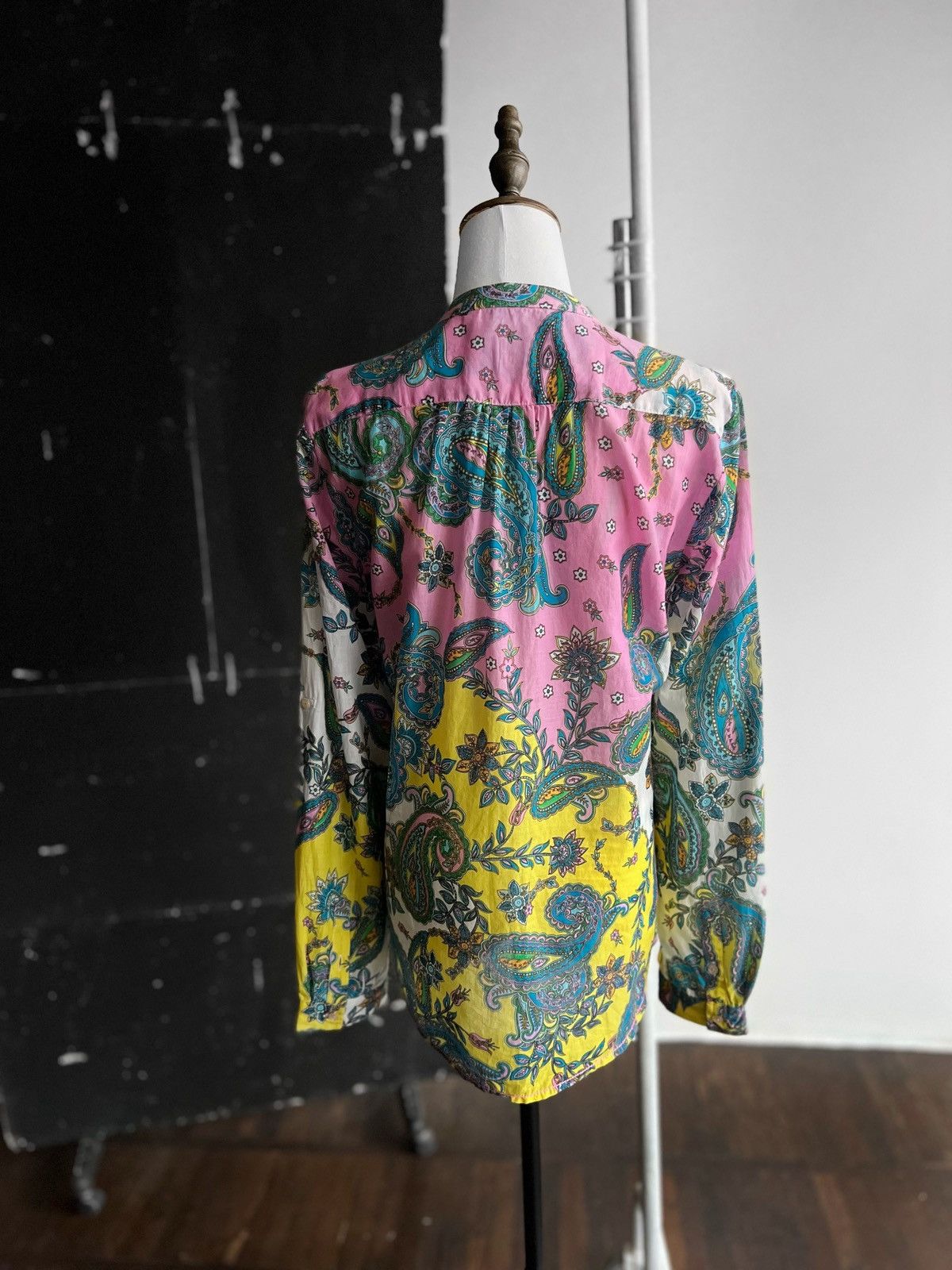 Designer Emily Van Den Bergh Womens Multicolor Long Sleeve Blouse Size S / US 4 / IT 40 - 3 Thumbnail