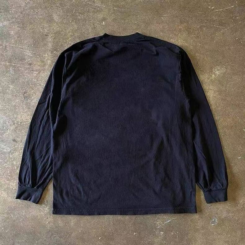 Japanese Brand × Vintage Washed vintage tomato pattern black cotton long sleeve tees Size US L / EU 52-54 / 3 - 2 Thumbnail