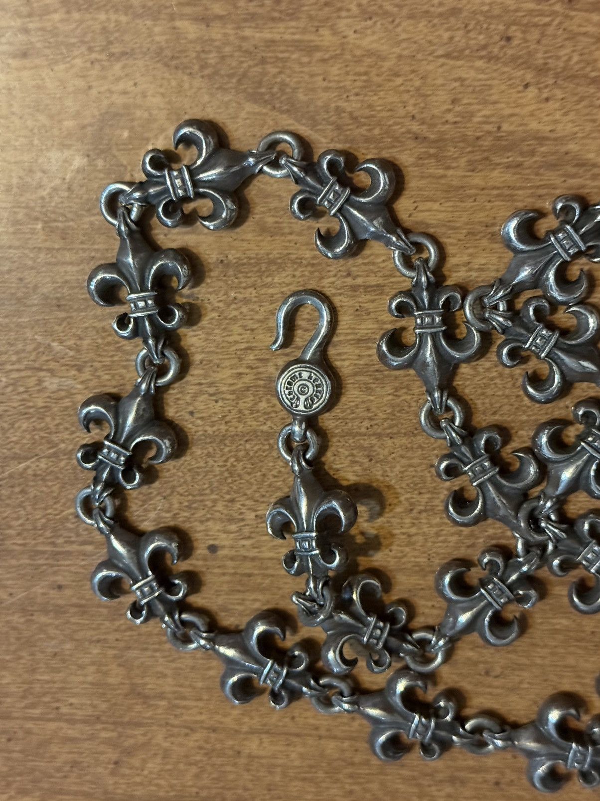 Chrome Hearts BS Fleur De Lis Link Necklace Size ONE SIZE - 4 Thumbnail