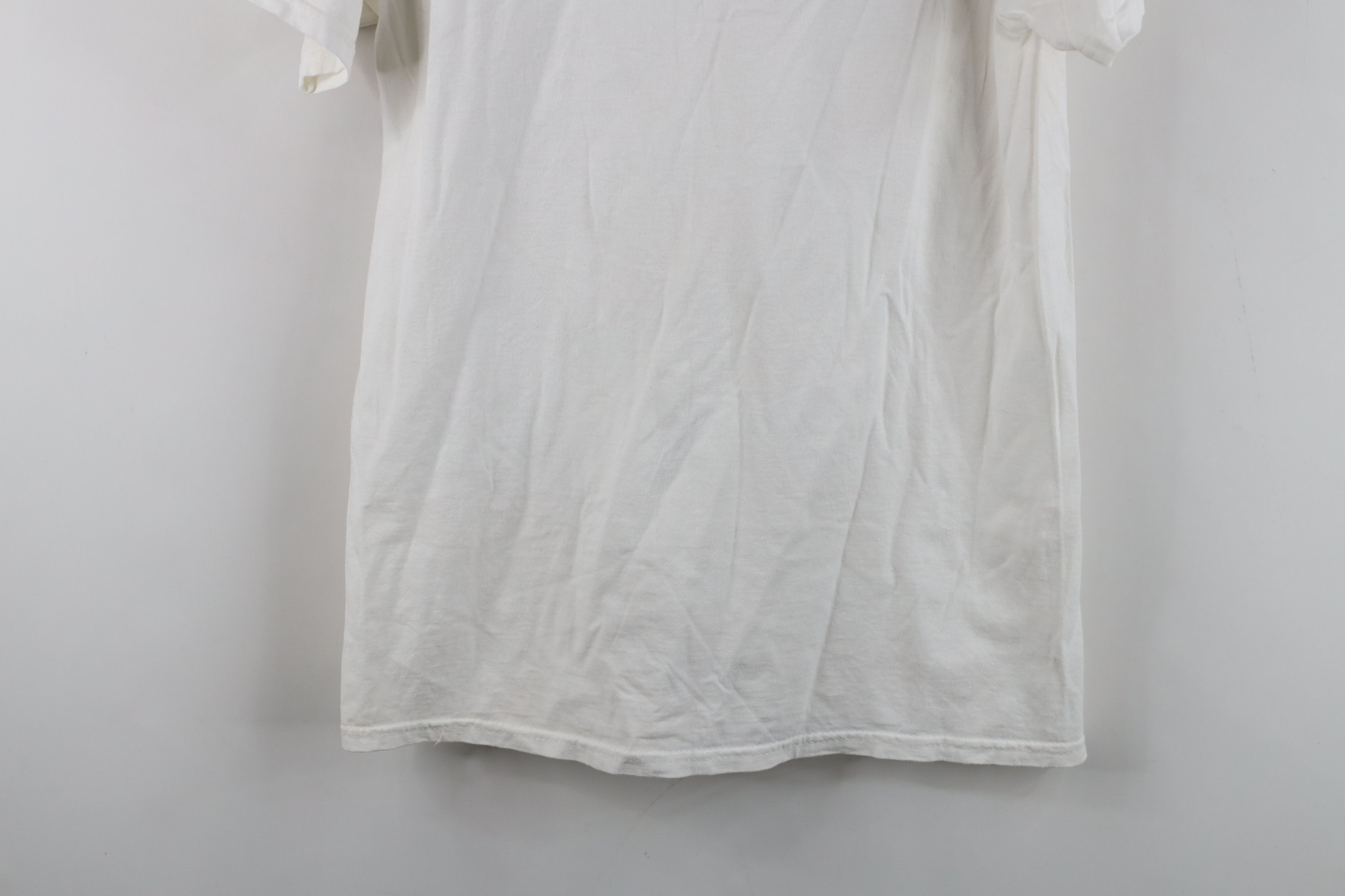Vintage Vintage 90s Y2K Streetwear Cotton Short Sleeve T-Shirt White Size US M / EU 48-50 / 2 - 8 Thumbnail