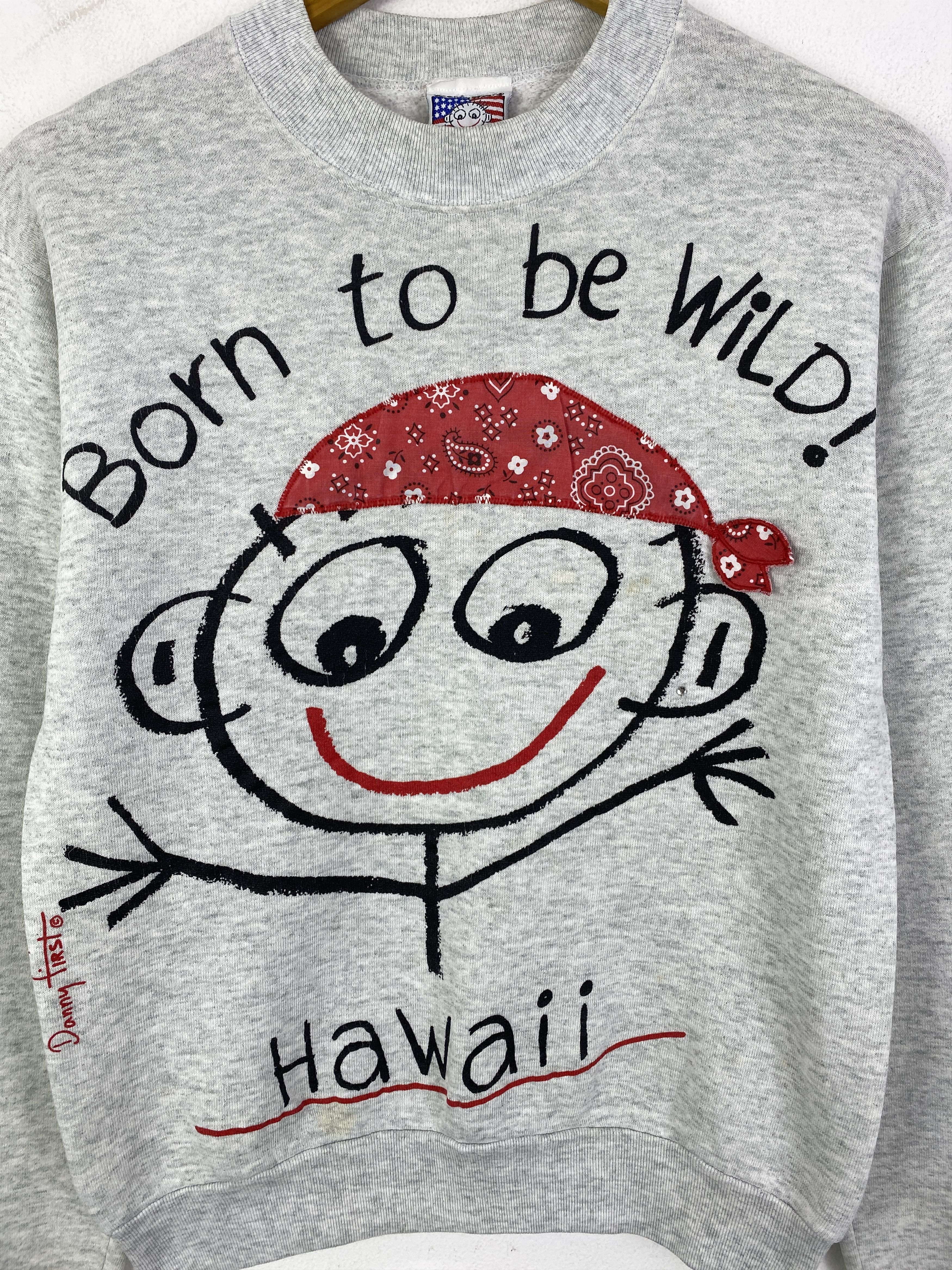 Vintage Vintage 90s Fruit Of The Loom Danny First Sweatshirt SH0182 Size US S / EU 44-46 / 1 - 9 Thumbnail