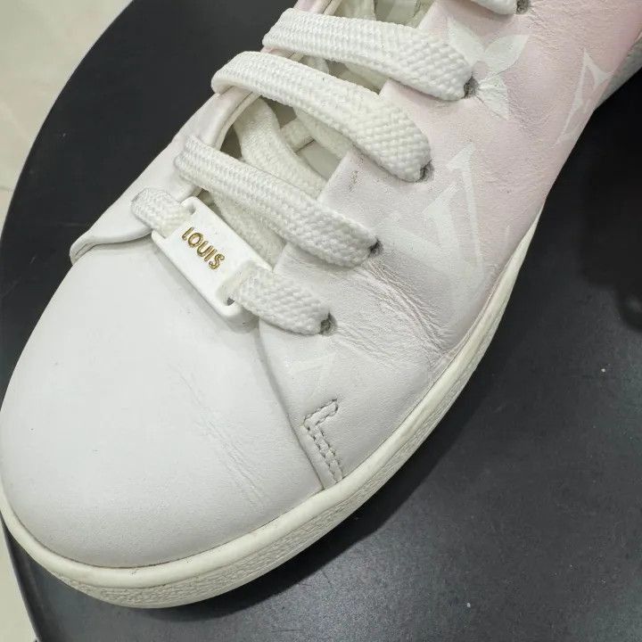 Louis Vuitton Louis Vuitton Frontrow Pink Leather Low Sneakers -2508 Size US 6 / IT 36 - 7 Thumbnail
