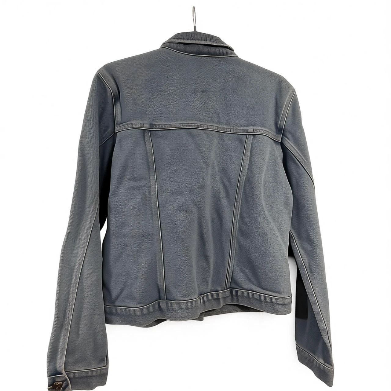 Other y2k embellished denim jacket Silver button glam | size L Size L / US 10 / IT 46 - 4 Thumbnail
