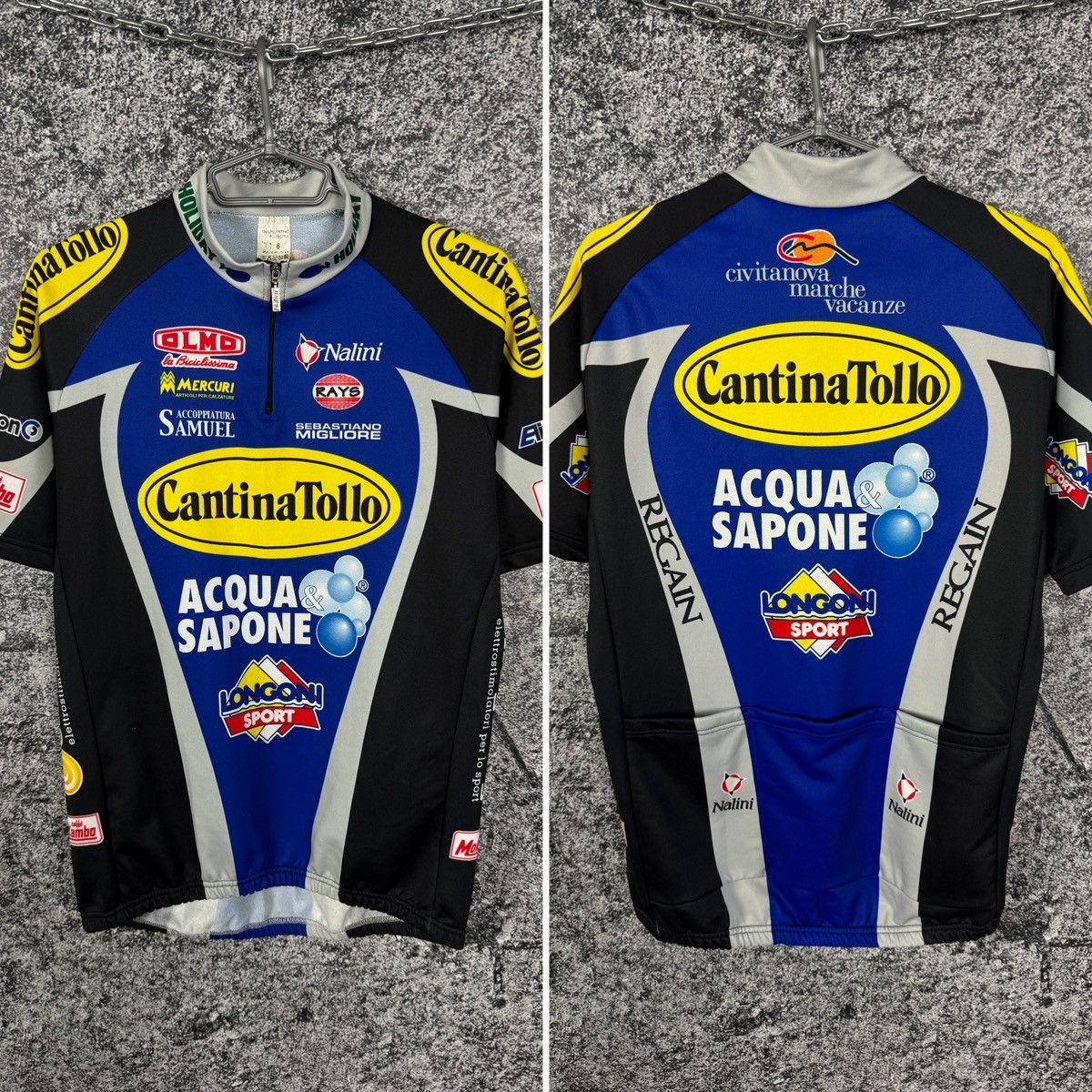 Other Nalini 1/4 Zip Cycling Jersey Italy Cantina Tollo Size 6 Size US M / EU 48-50 / 2 - 1 Thumbnail