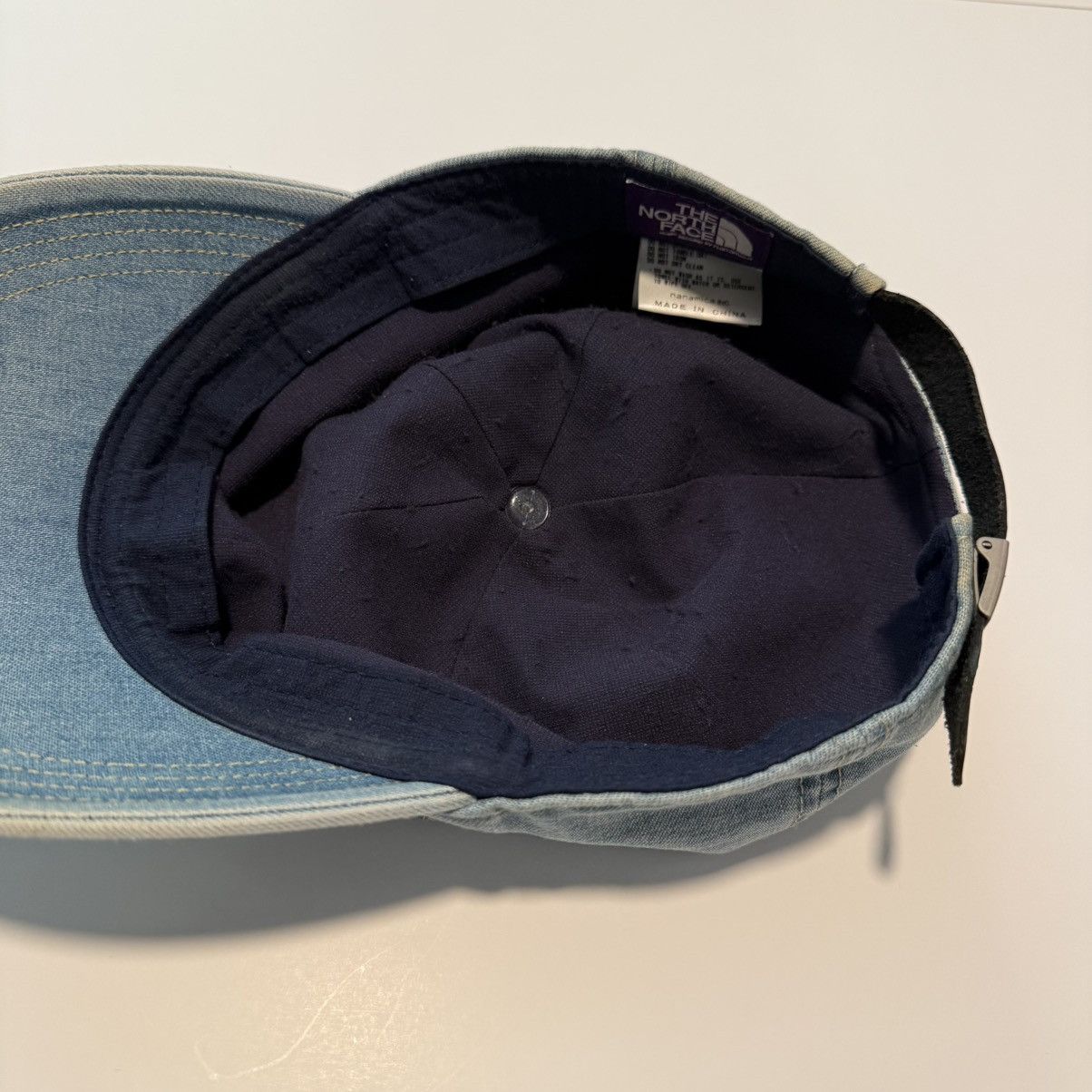 Nanamica × The North Face Purple Label Denim Field Cap Leather Strap Size ONE SIZE - 8 Thumbnail
