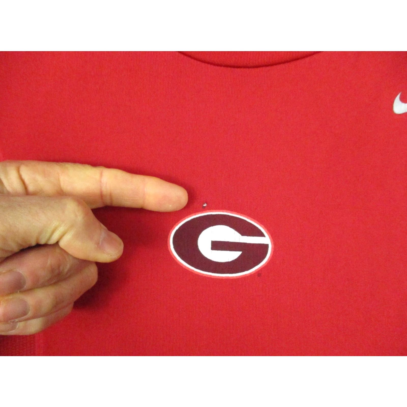 Nike Nike Georgia Bulldogs Shirt Small Mens Pro Combat Red Short Sleeve Size US S / EU 44-46 / 1 - 5 Thumbnail