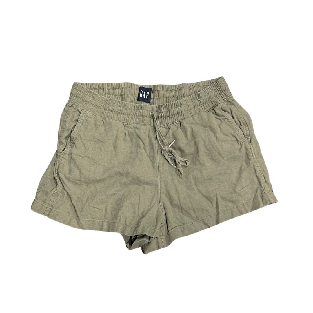 Gap Linen Blend Easy Shorts Pockets Elastic Waist Drawstring Size 30" / US 8 / IT 44 - 1 Thumbnail