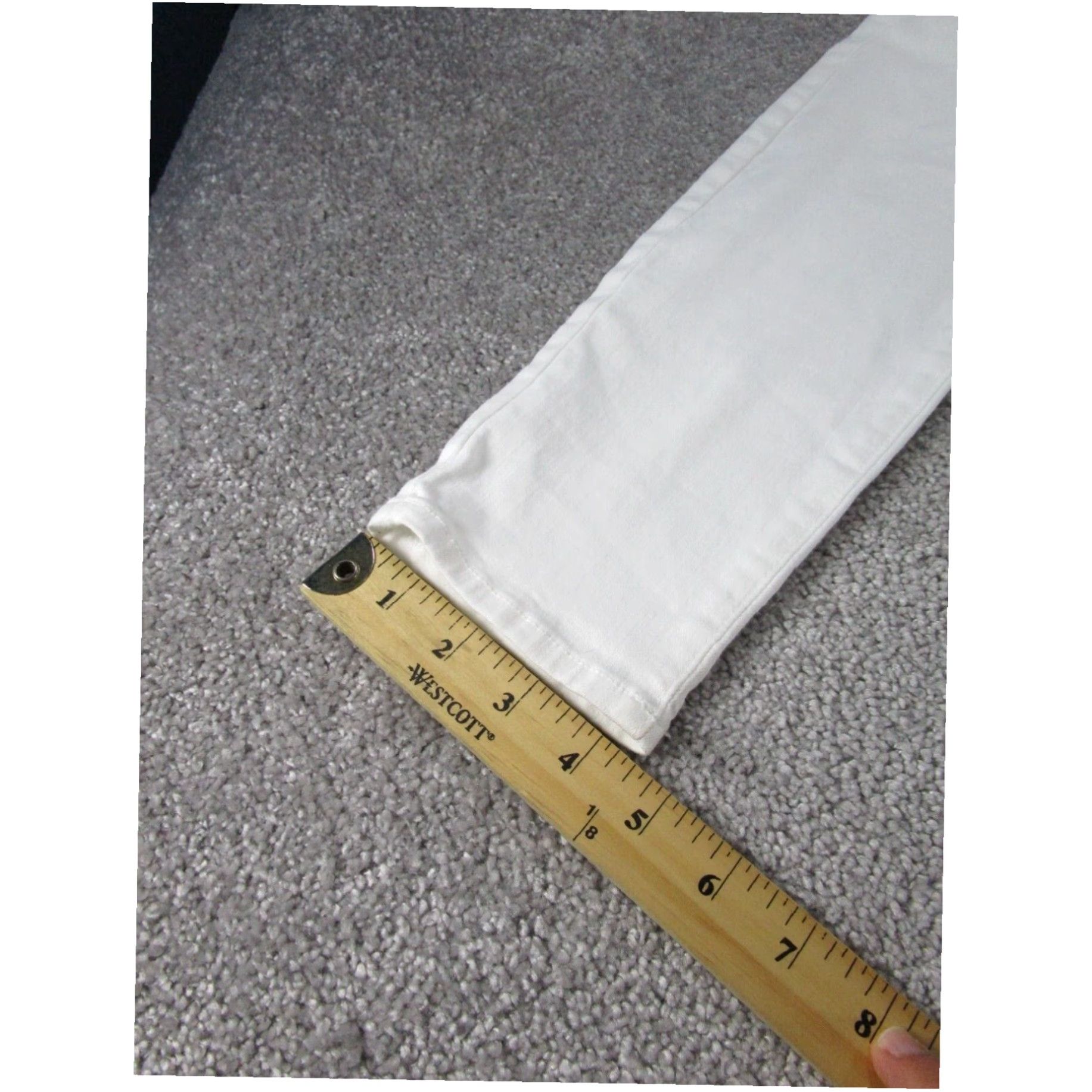 L'AGENCE LAgence Womens White Marguerite Skinny Jeans 27 Size 27" / US 4 / IT 40 - 6 Thumbnail