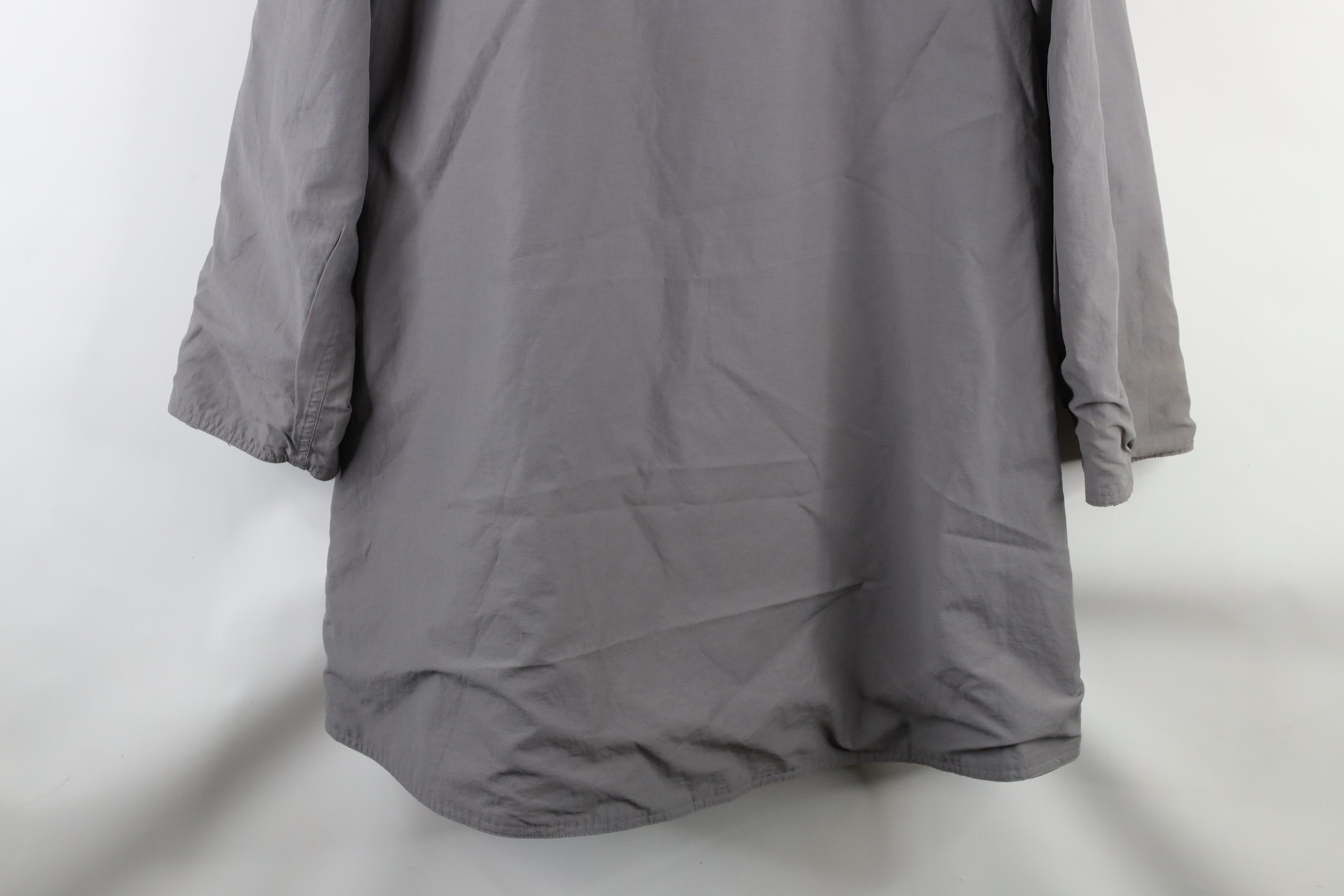 Eileen Fisher × Vintage Eileen Fisher Reversible Button Hooded Jacket Black Gray Size S / US 4 / IT 40 - 18 Thumbnail
