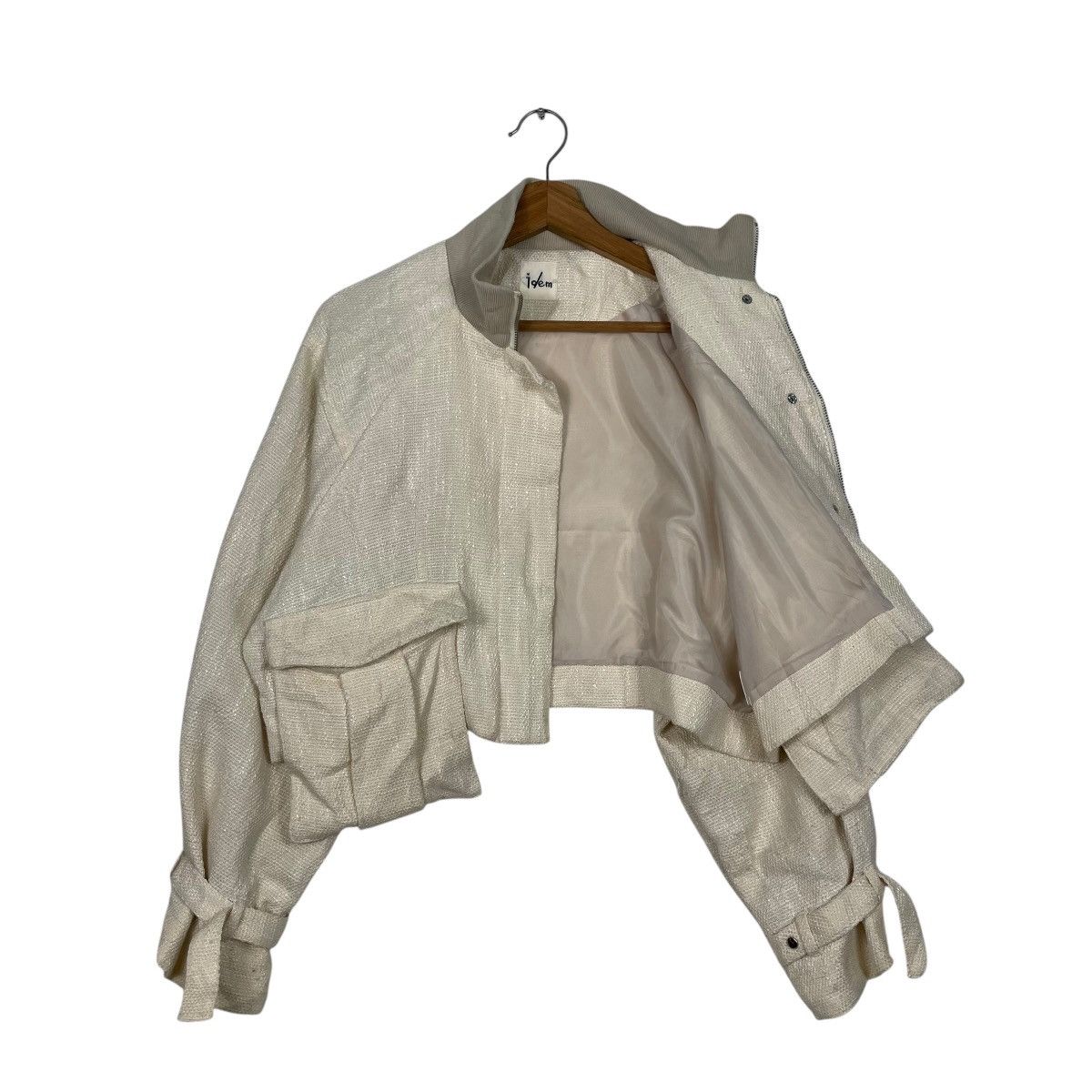 Japanese Brand Idem Inspired By Yohji Yamamoto Crop Jacket Size M / US 6-8 / IT 42-44 - 9 Thumbnail
