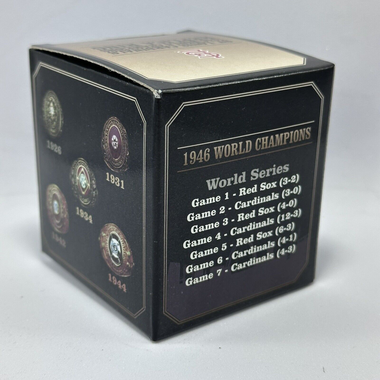 MLB St. Louis Cardinals Replica Ring 1946 World Champions Gold Size ONE SIZE - 6 Thumbnail