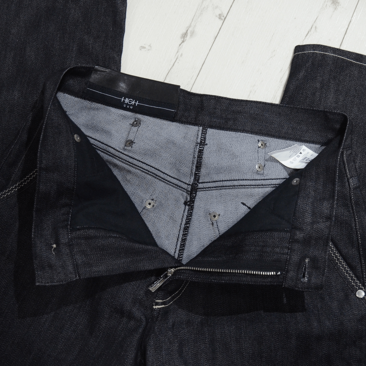 Other HIGH USE Y2K Jeans size S Trousers Gray Black Slim Italy Size 27" / US 4 / IT 40 - 11 Thumbnail