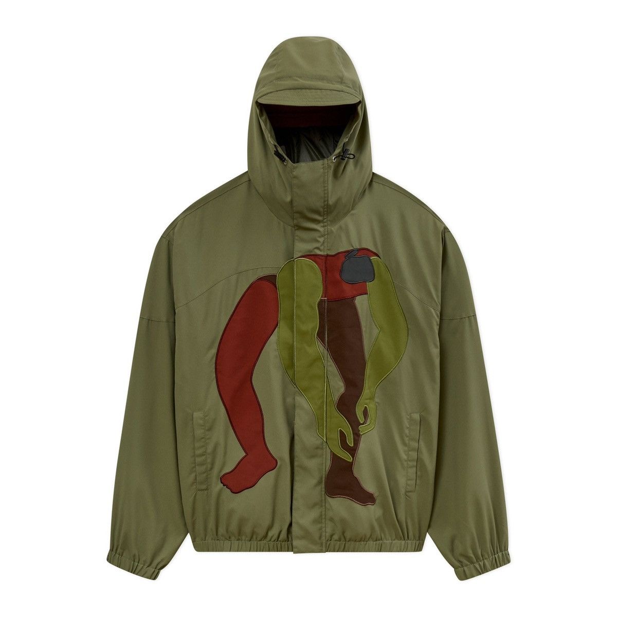 KidSuper KidSuper Studios Falling Guy Insulated Windbreaker Green Size US L / EU 52-54 / 3 - 1 Thumbnail
