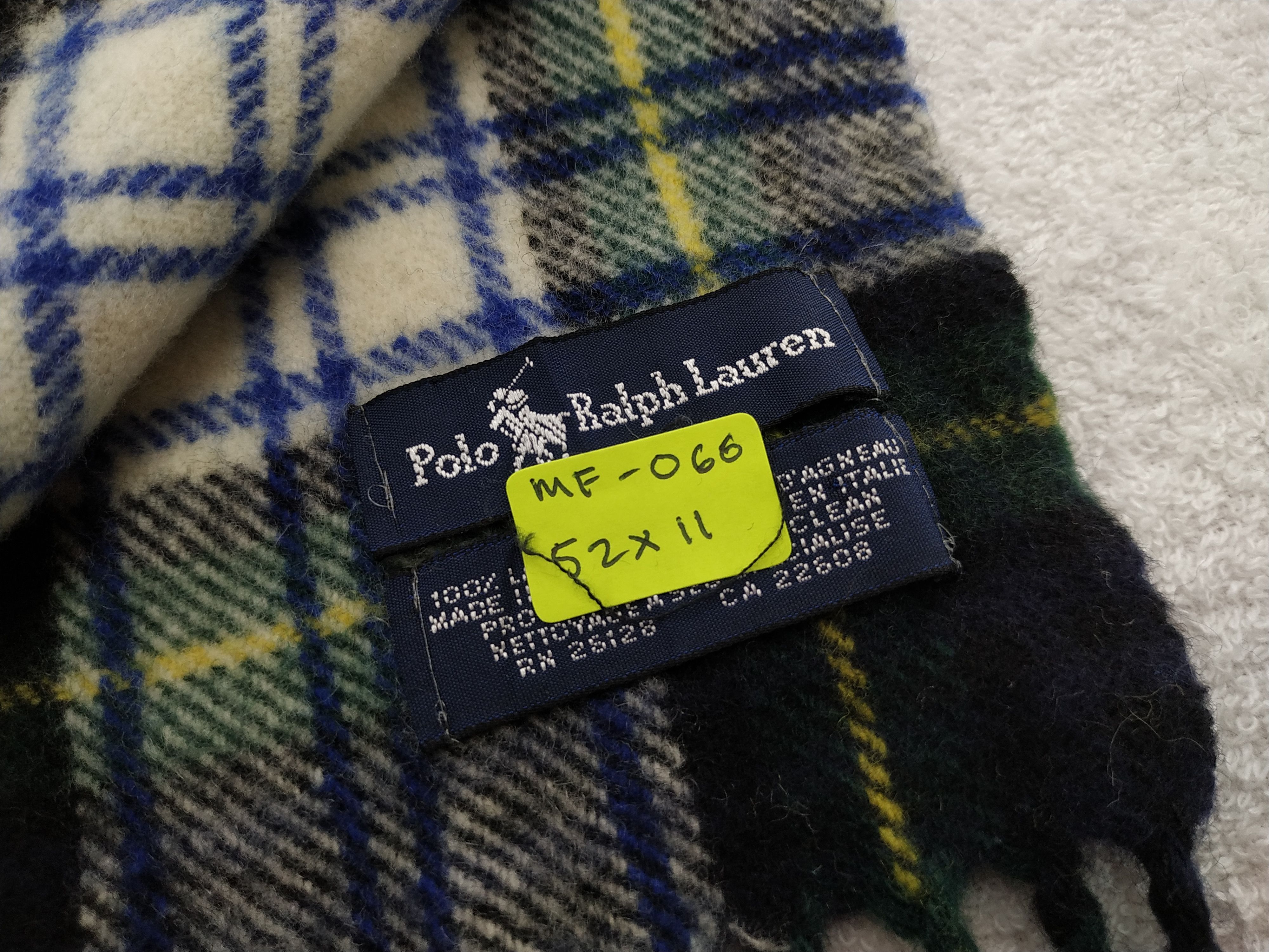 Polo Ralph Lauren Vintage Polo Ralph Lauren Wool Scarf/Muffler/Neckwear MF066 Size ONE SIZE - 7 Thumbnail