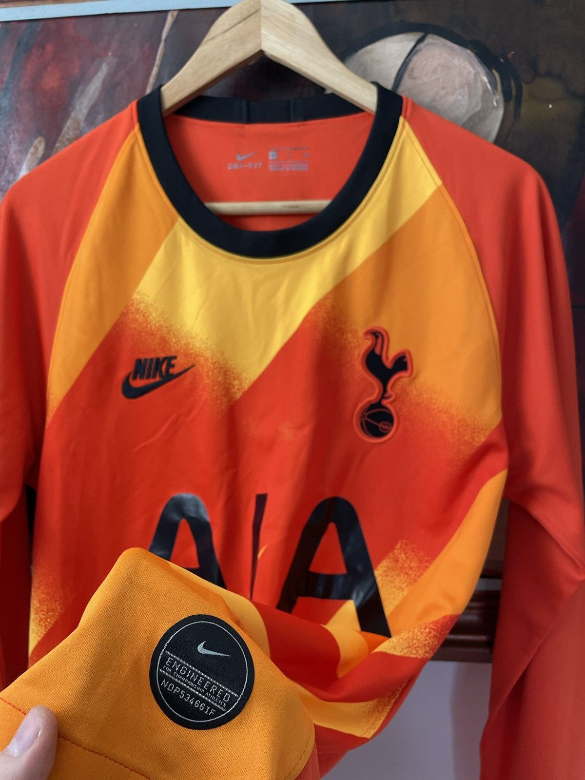 Nike 2019/20 Tottenham Hotspur Nike European GK Longsleeve Soccer Size US S / EU 44-46 / 1 - 2 Thumbnail