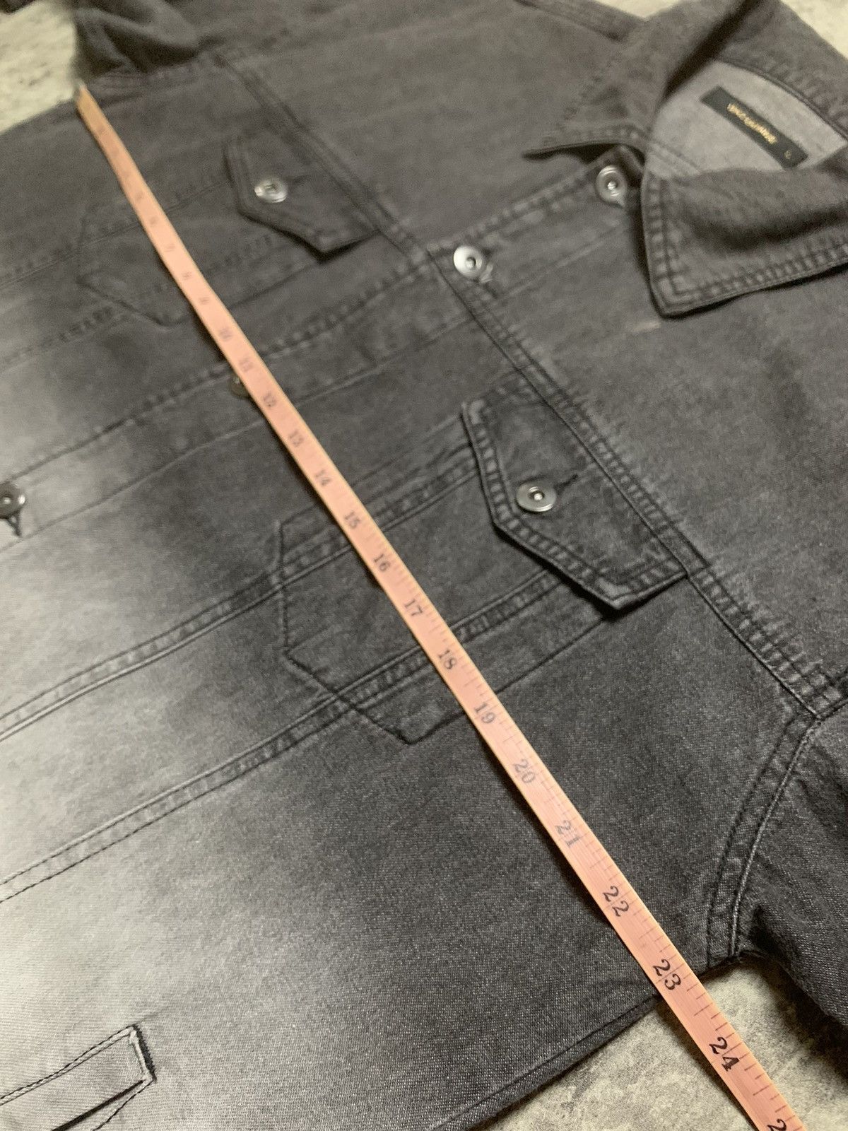 Balenciaga Vence Exchange Japanese Brand Gradient Denim Jacket Size US L / EU 52-54 / 3 - 10 Thumbnail