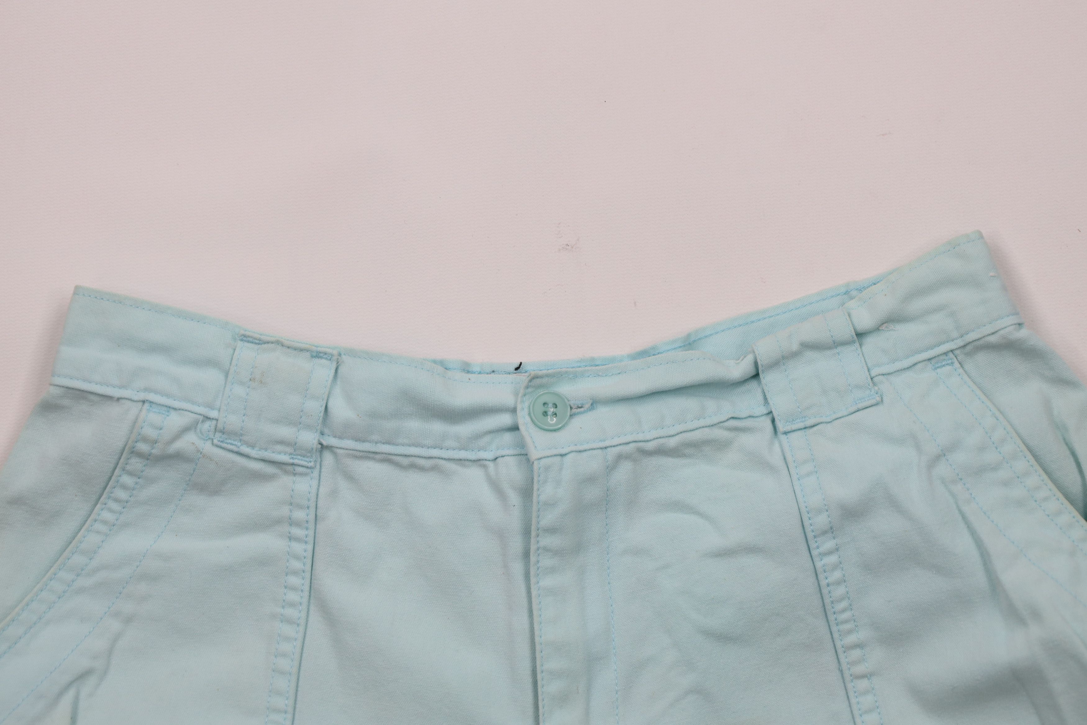 Vintage Vintage 90s Streetwear Distressed Big Pocket Shorts Cotton Size 36" / US 14 / IT 50 - 2 Thumbnail