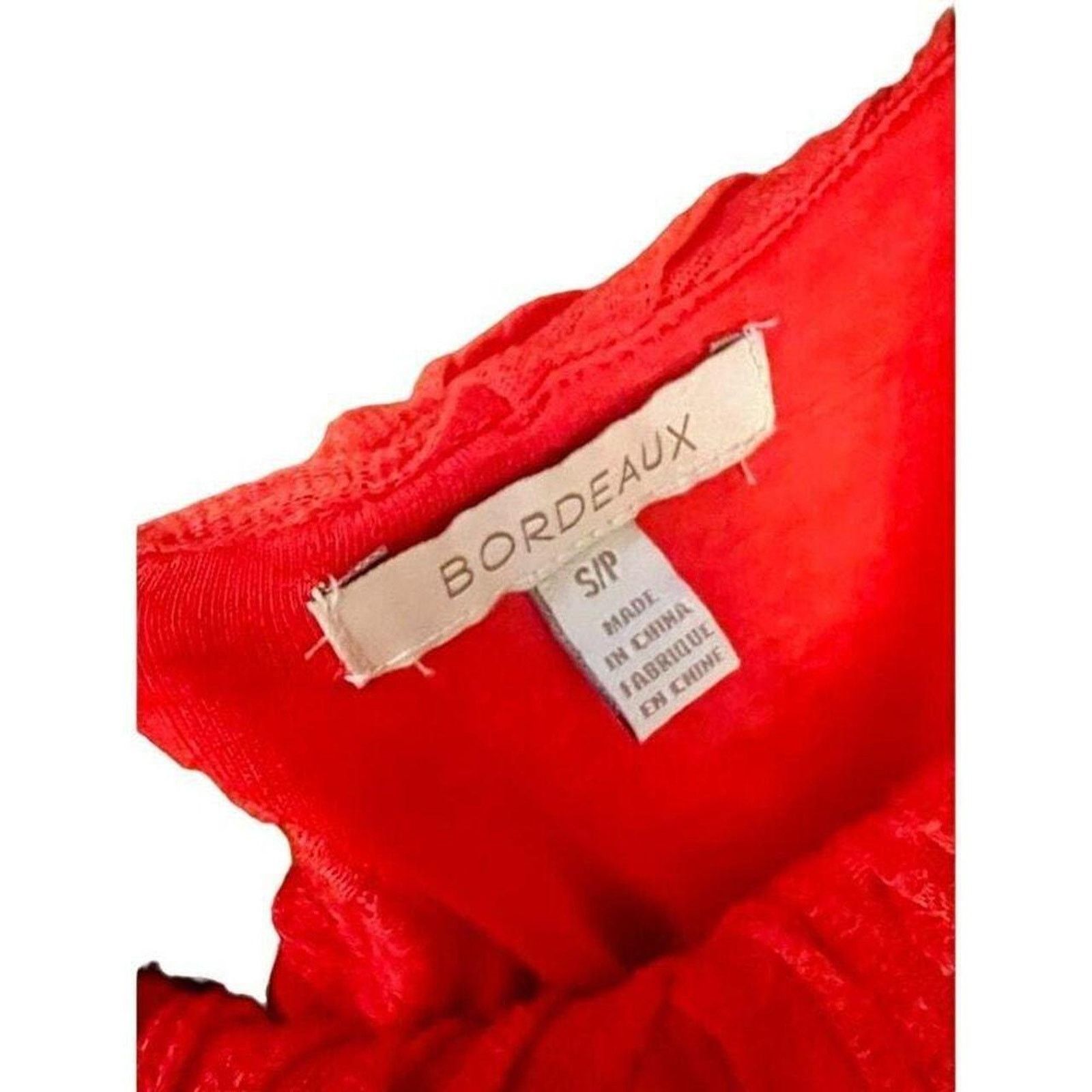 Other Bordeaux sleeveless red textured dress Size S / US 4 / IT 40 - 3 Thumbnail