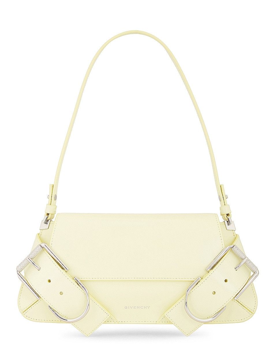 Givenchy o1w1db10525 Size: OS/Voyou Shoulder Flap Bag in Yellow Size ONE SIZE - 1 Thumbnail