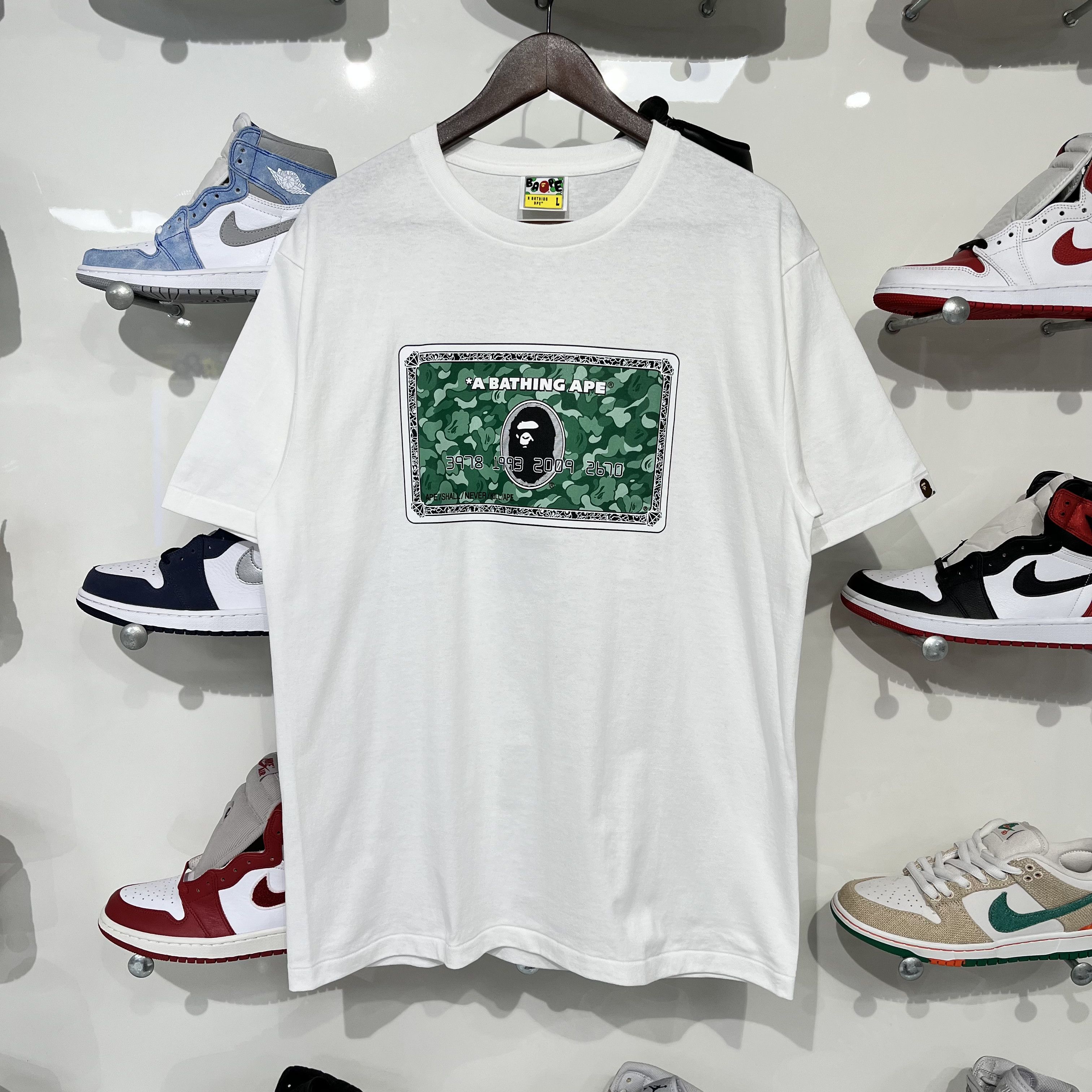 Bape Bape Hong Kong Members Only Card Tee White Size US L / EU 52-54 / 3 - 1 Thumbnail