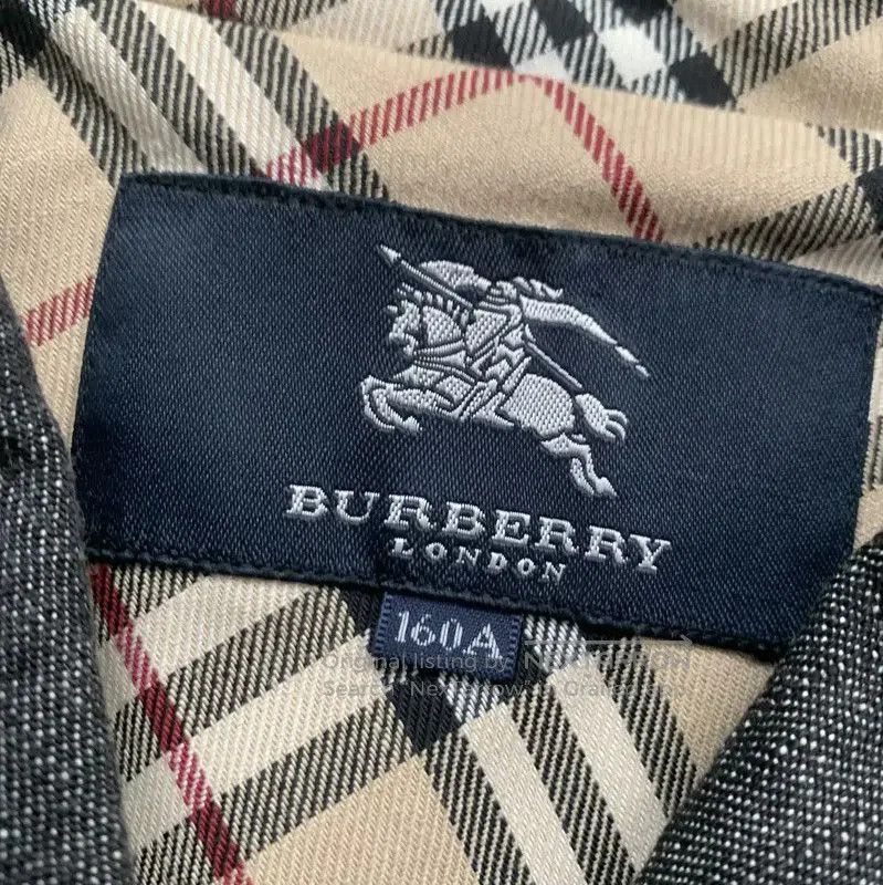 Burberry Burberry Women's Cotton Jacket in Black Grey. Size M / US 6-8 / IT 42-44 - 4 Thumbnail