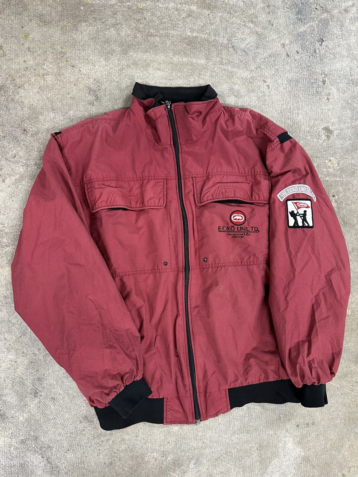 Ecko Unltd. Vintage 90s Ecko Unltd Tactical Utility Rap Ski Jacket RARE Size US XL / EU 56 / 4 - 3 Thumbnail