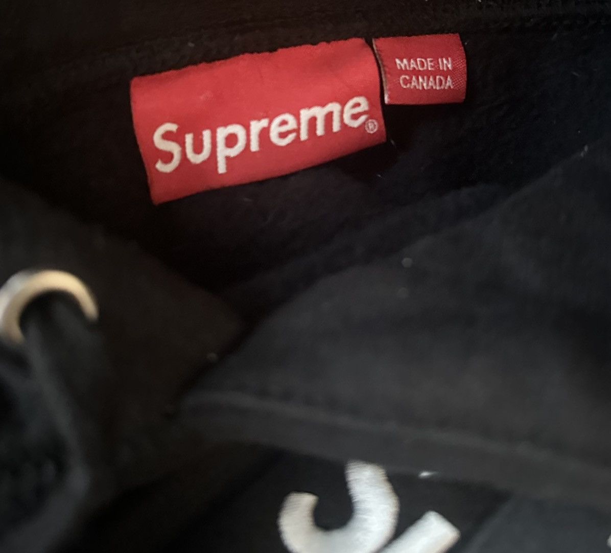 Supreme Supreme cross logo hoodie Black Size US M / EU 48-50 / 2 - 4 Thumbnail