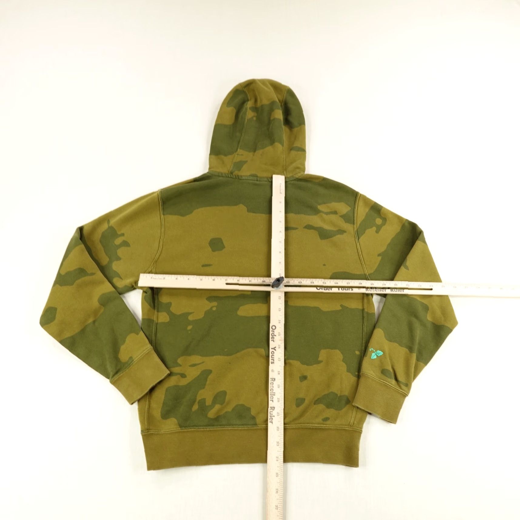Nike VINTAGE Nike Hoodie Mens XS Green Camo N7 Pullover Sweater Sweatshirt Club Fleece Gym Size US XS / EU 42 / 0 - 6 Thumbnail