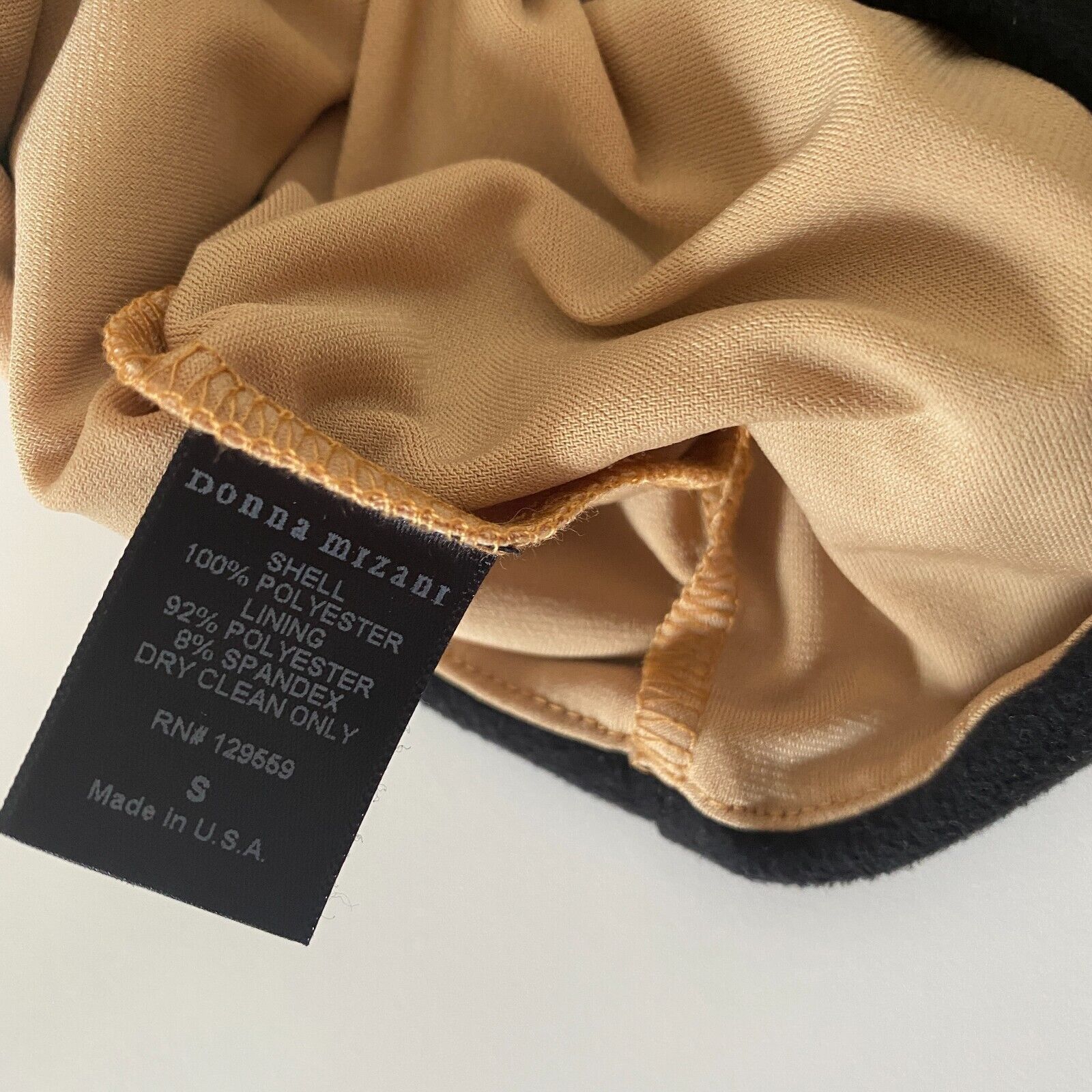 REVOLVE NWT Revolve Donna Mizani Black Suede Mesh Tan Lined Mini SM Size 27" / US 4 / IT 40 - 5 Thumbnail