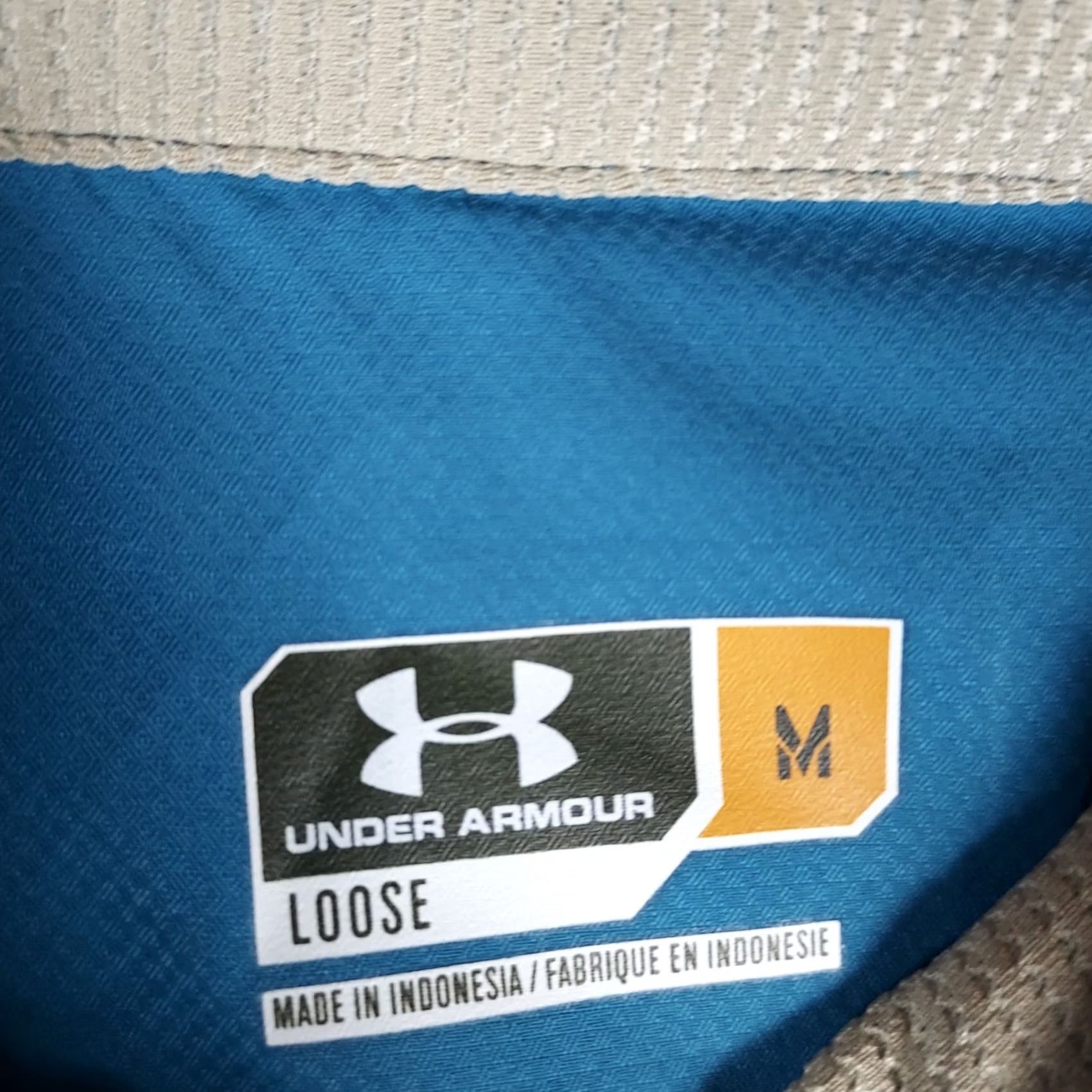 Under Armour Under Armour Men Long Sleeve Fishing Shirt Blue Medium Loose Fit Crew Neck Pullover Breathable Polyester Logo Size US M / EU 48-50 / 2 - 6 Thumbnail