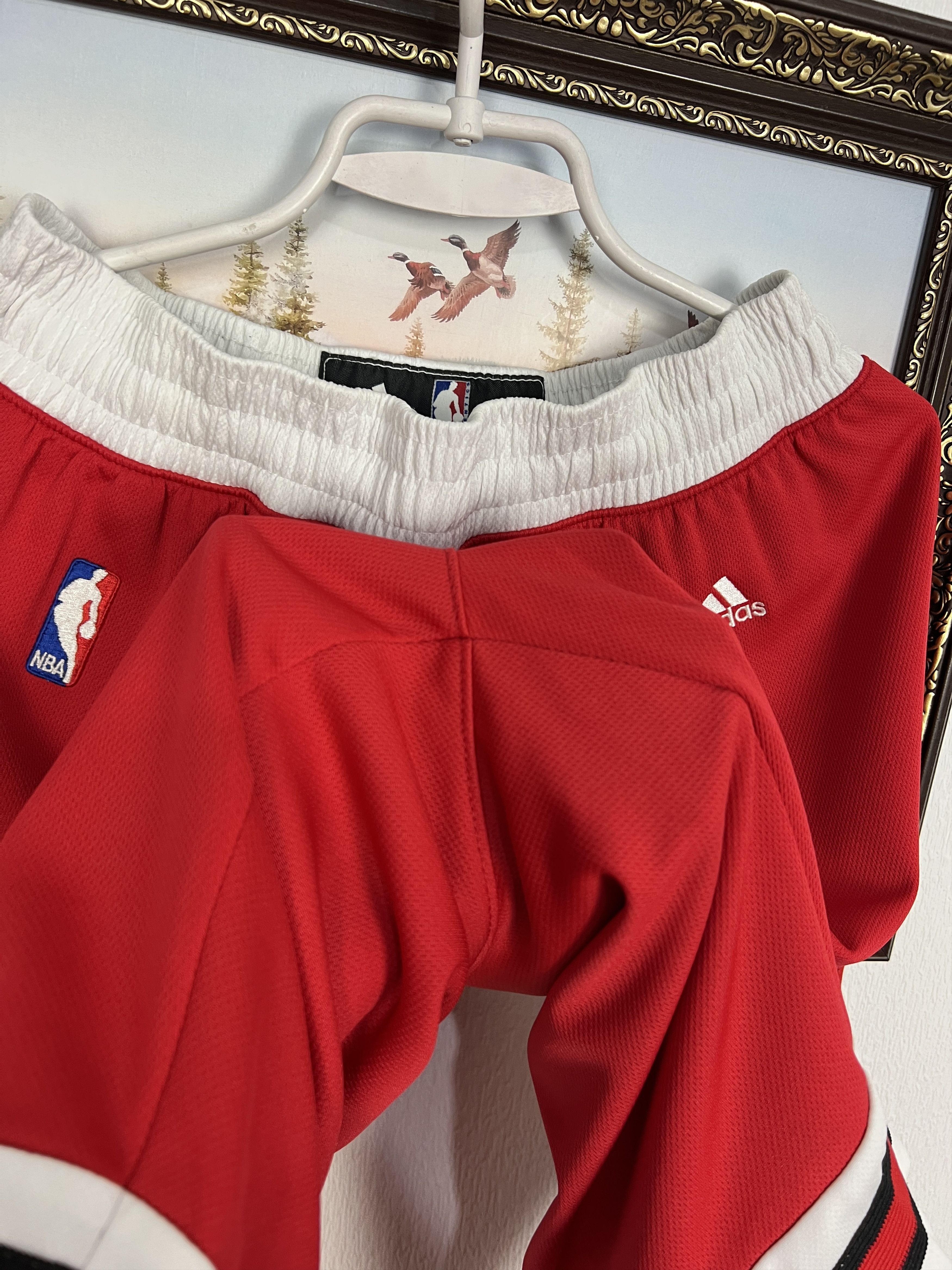 Adidas Vintage Chicago Bulls Derrick Rose NBA Shorts Rare Hype Size US 32 / EU 48 - 4 Thumbnail