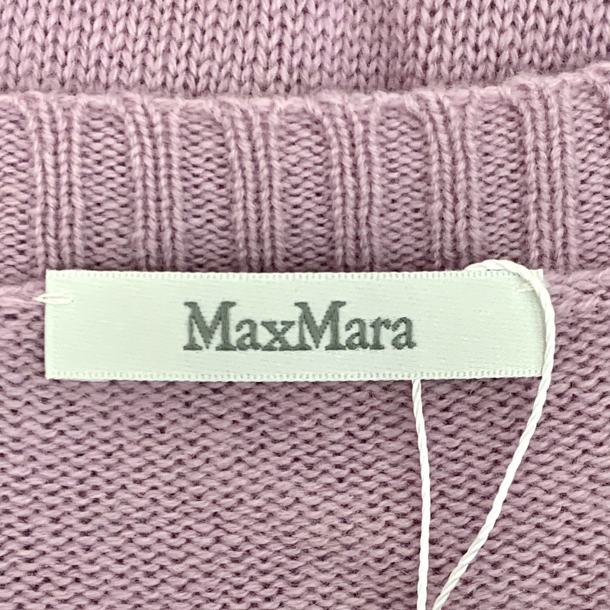 Max Mara Maxmara Taro Purple Wool Long Sleeve Knit Sweater K26WX Size L / US 10 / IT 46 - 6 Thumbnail