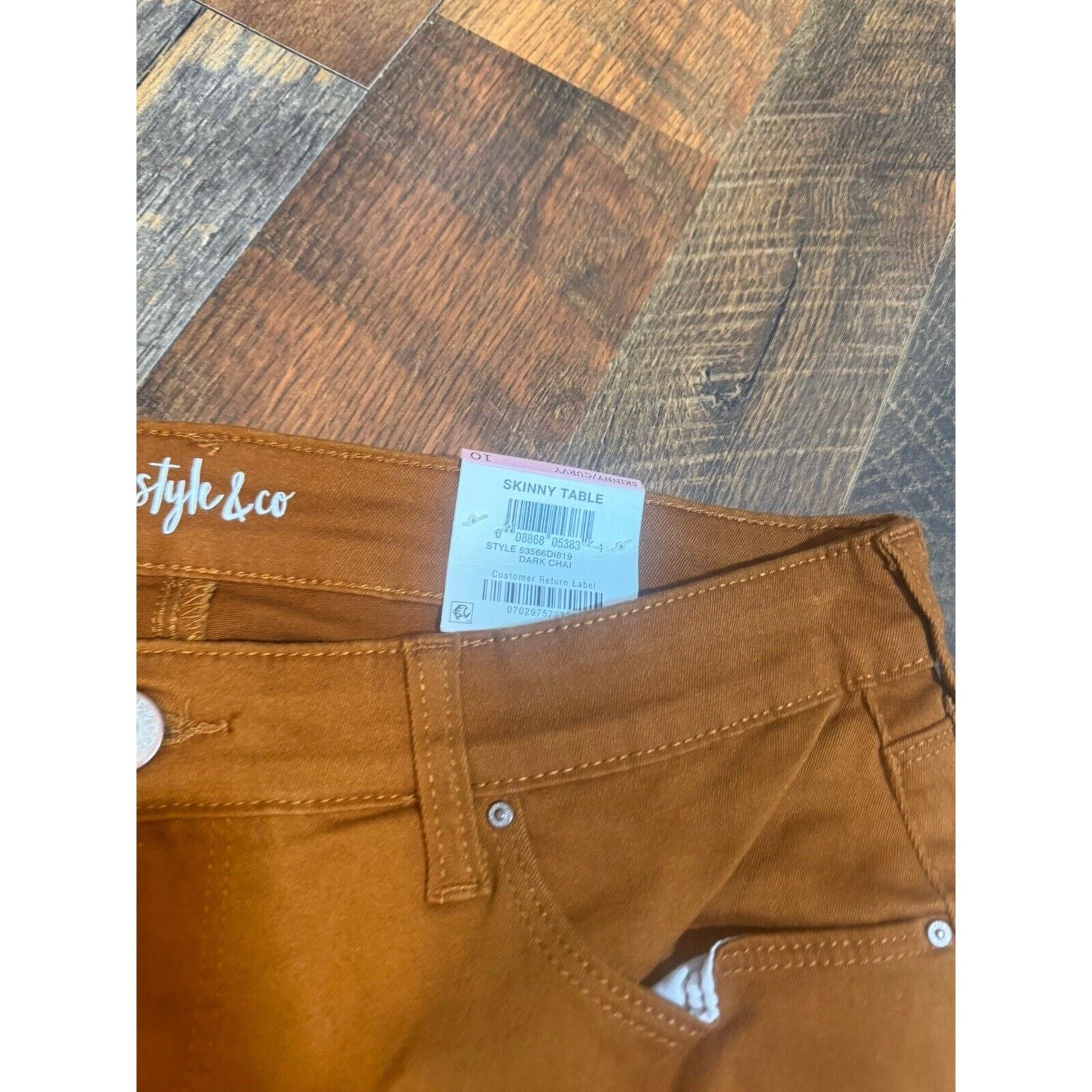 Other Style Co Skinny Mid Rise Tummy Control Jeans Size 10, Size 32" / US 10 / IT 46 - 4 Thumbnail