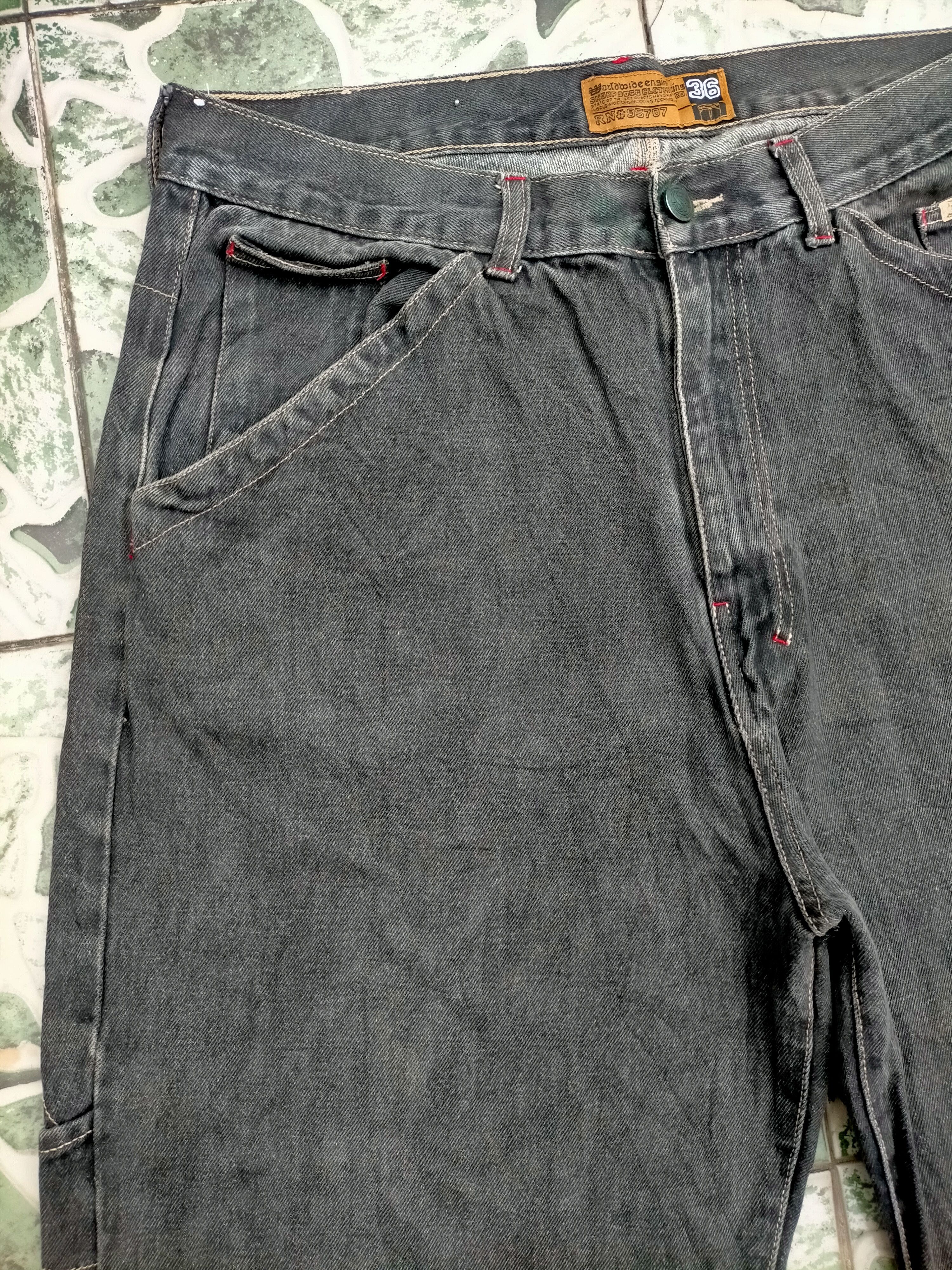 Snoop Dogg Snoop Dogg Baggy Carpenter Hip Hop Jeans Size US 34 / EU 50 - 3 Thumbnail