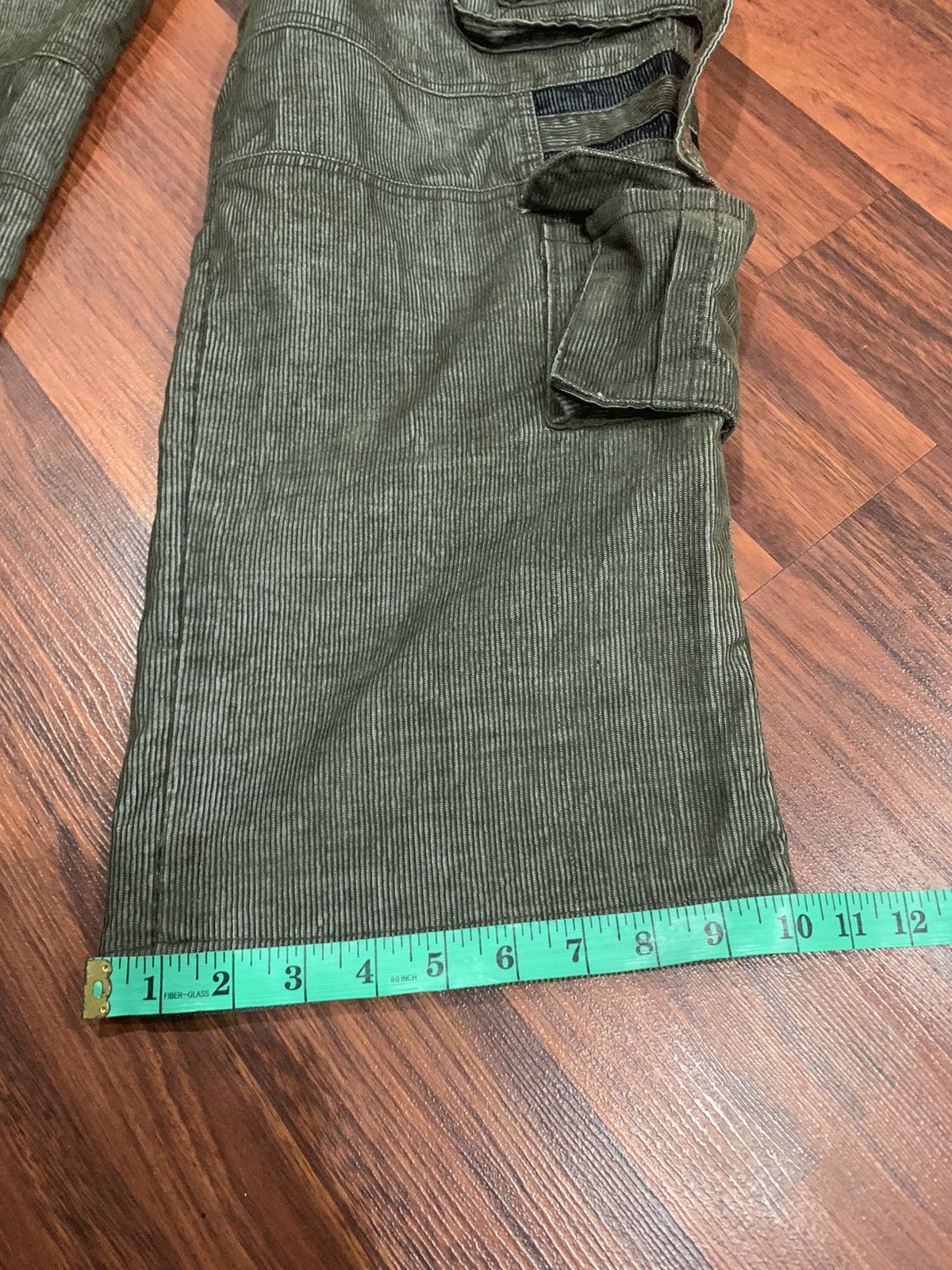 If Six Was Nine × Le Grande Bleu (L.G.B.) Blue Luis Corduroy Multipocket Cargo Pants Size US 33 - 8 Thumbnail