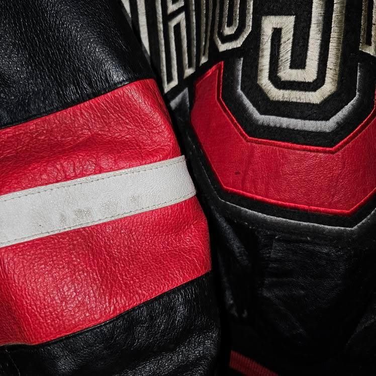 Vintage Vintage Ohio State leather jacket Size US L / EU 52-54 / 3 - 6 Thumbnail