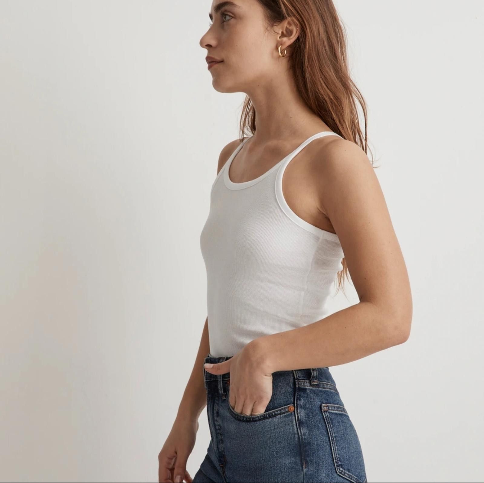 Madewell Madewell Supima® Rib '90s Tank Size XXS / US 00 / IT 34 - 1 Thumbnail