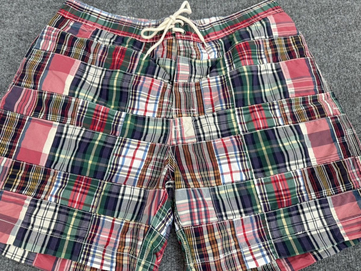 Polo Ralph Lauren Vintage Polo Ralph Lauren Patchwork Swim Trunks L Size US 35 - 2 Thumbnail