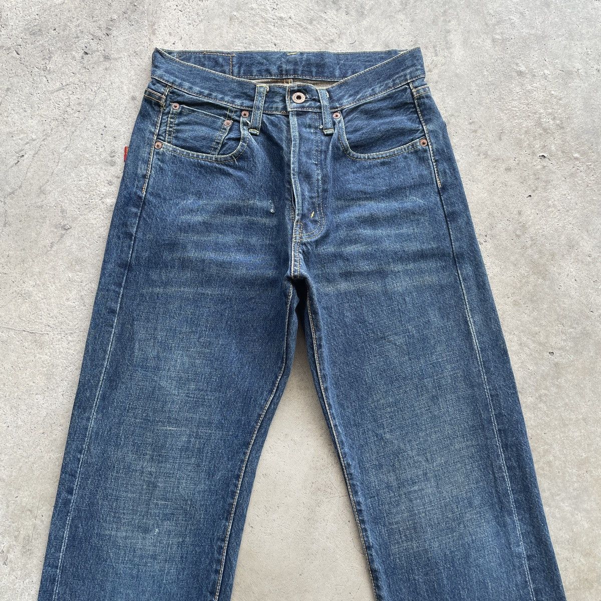 Japanese Brand × Jean Vintage Japan Gl Heart Fly Button Jeans Denim Pants W27 Size US 27 - 3 Thumbnail
