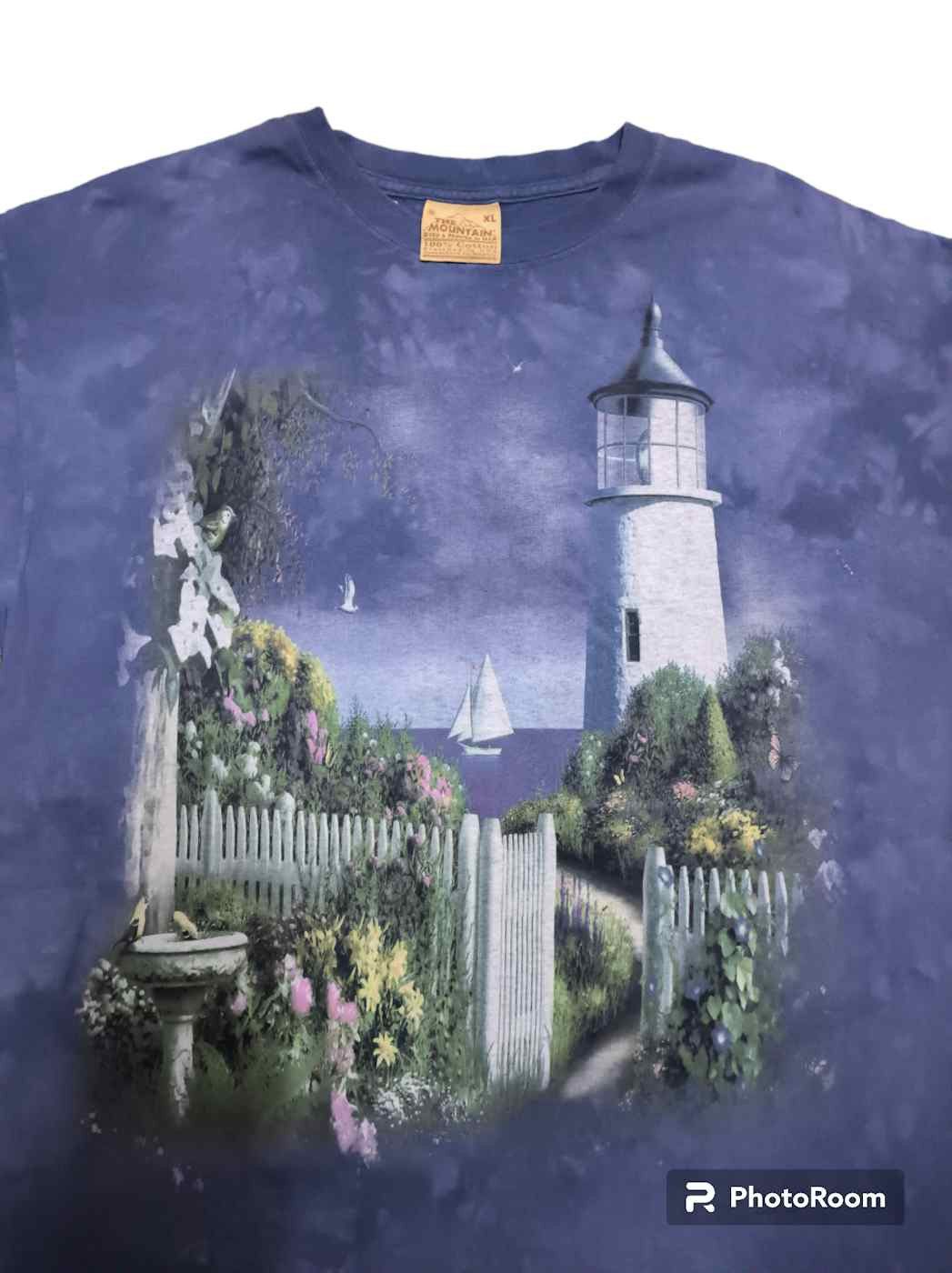 The Mountain × Vintage RARE Vintage The Mountain Flower Garden Beach Lighthouse Size US XL / EU 56 / 4 - 3 Thumbnail