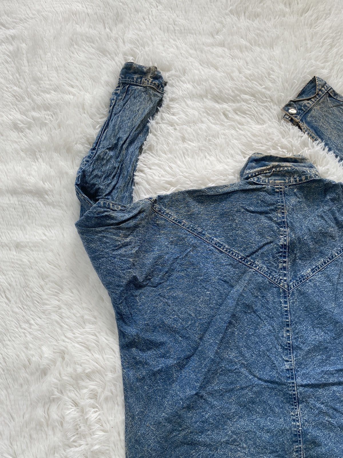 Vintage VINTAGE Lee Sands Hawaii Denim Button Jacket Women Size L / US 10 / IT 46 - 12 Thumbnail