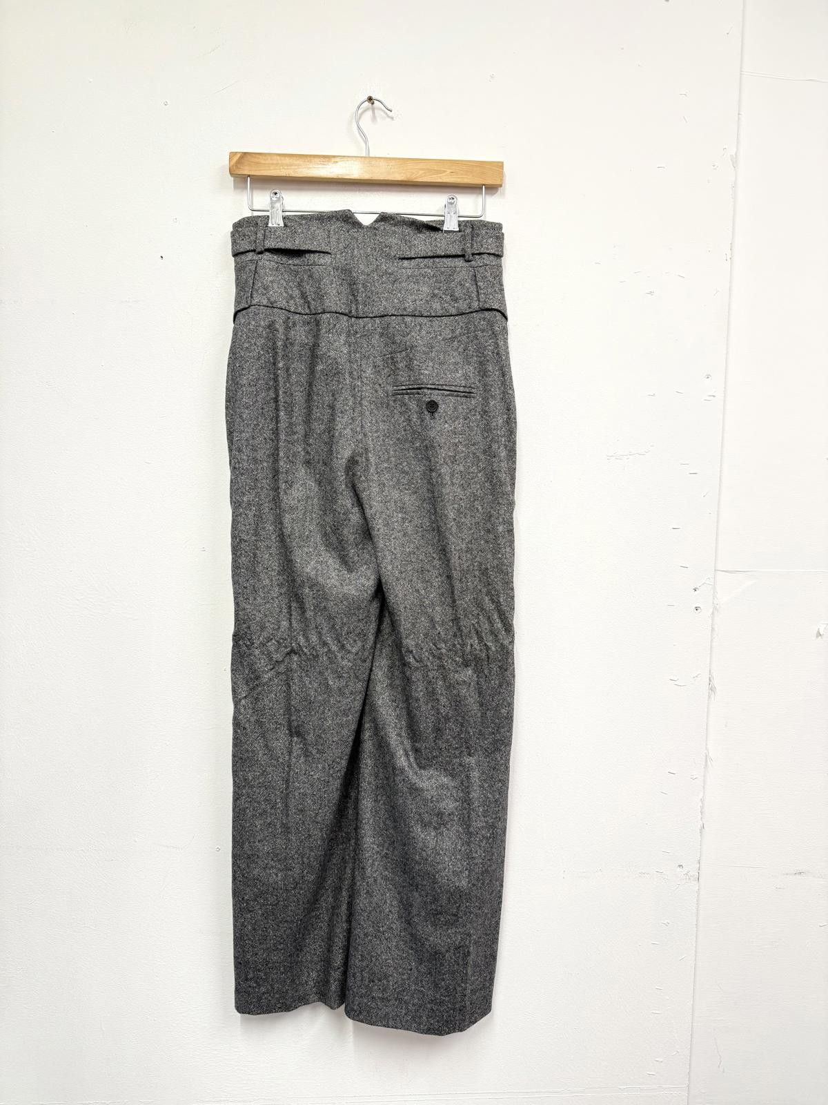 Other Karen Millen Grey Wool Blend High Waist Trousers UK 10 EU 38 Size 28" / US 6 / IT 42 - 4 Thumbnail