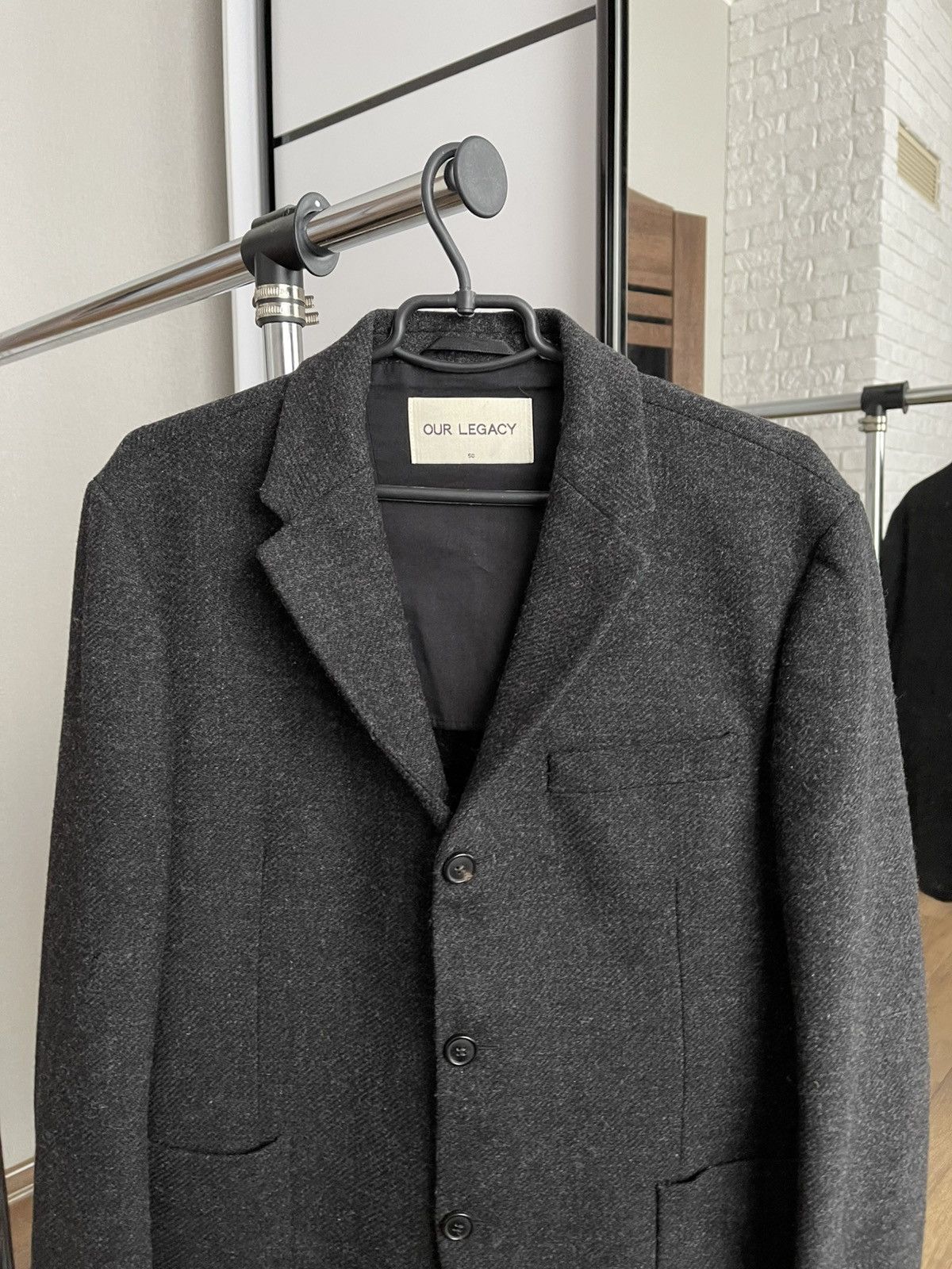 Our Legacy AW14 Our Legacy Wool Shetland Blazer Coat Jacket Size 50R - 6 Thumbnail