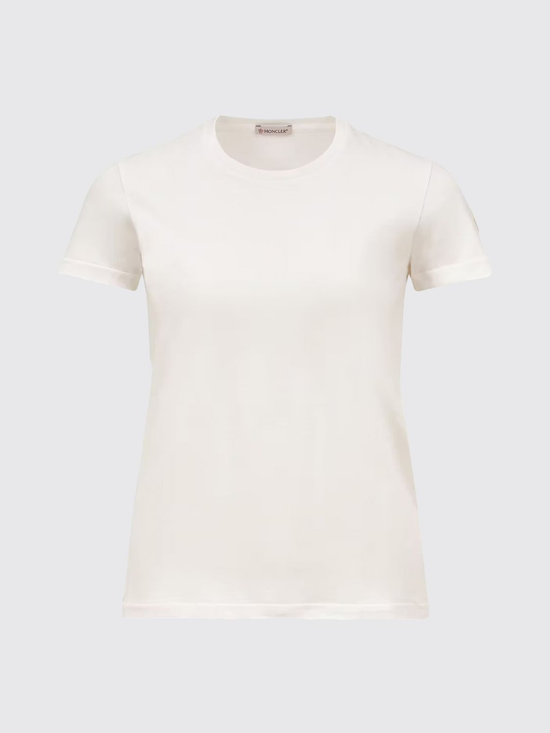 Moncler Moncler T-Shirt Woman White Size M / US 6-8 / IT 42-44 - 1 Preview