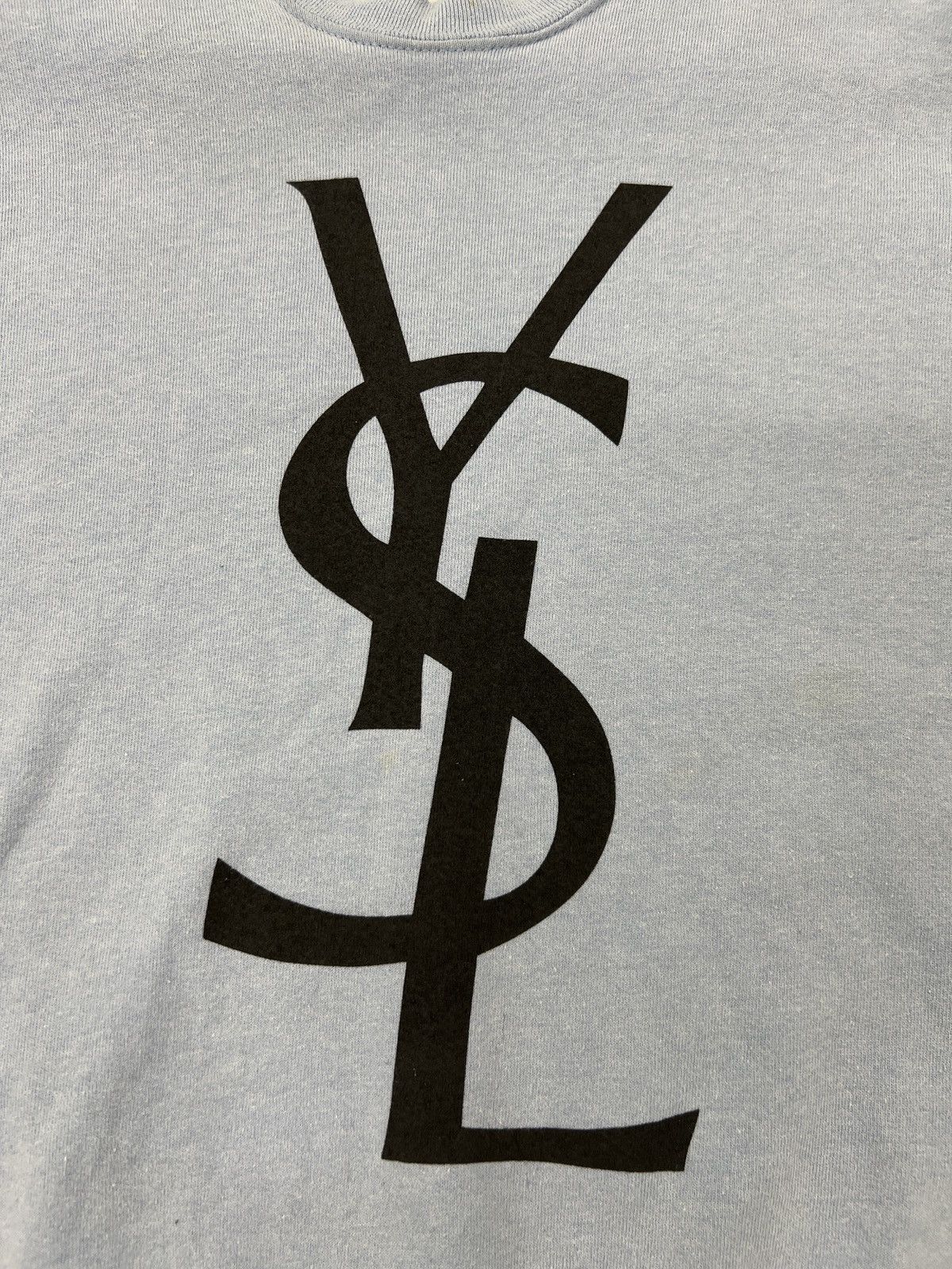 Other BOOTLEG YSL SkyBlue Crewneck Size US L / EU 52-54 / 3 - 2 Thumbnail