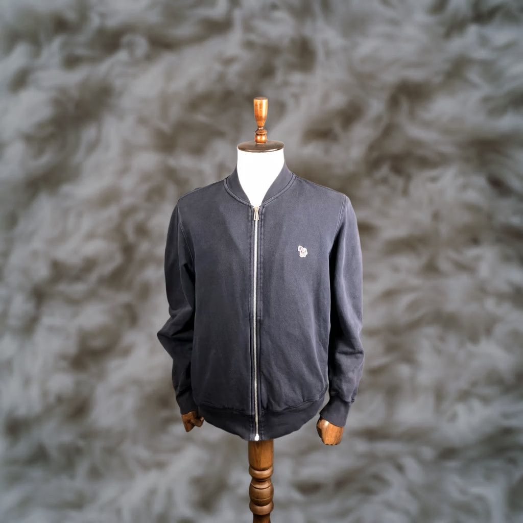 Paul Smith Paul Smith Men's Track Jacket Size L Zip Cotton Dark Blue Size US L / EU 52-54 / 3 - 1 Thumbnail