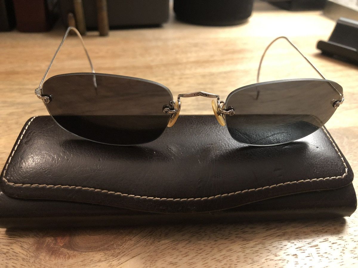Other Nader Zadi NY Custom Silver Rimless Sunglasses Size ONE SIZE - 4 Thumbnail